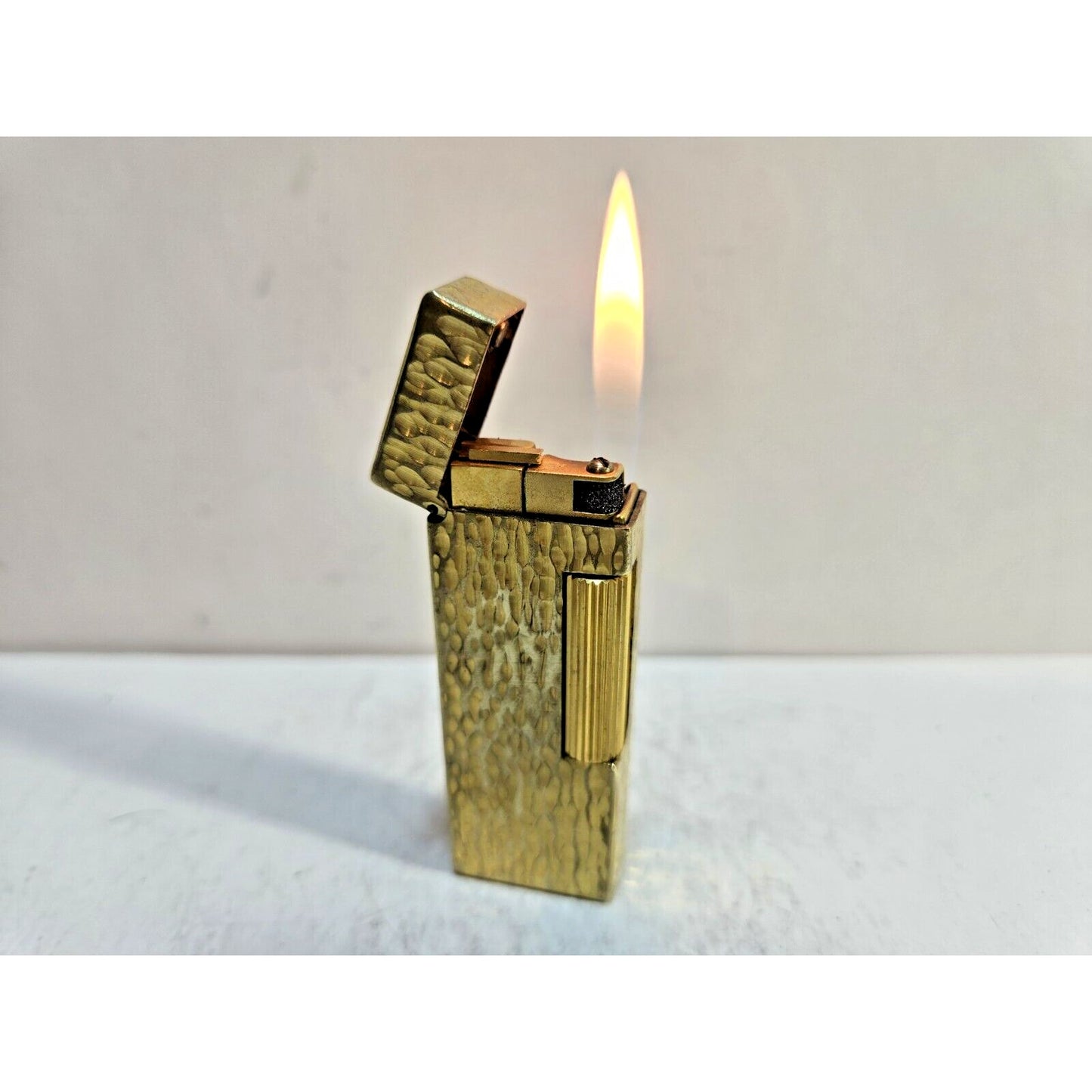 Working Vintage DUNHILL Rollagas Lighter Gold Tone SWISS MADE, 6803/37