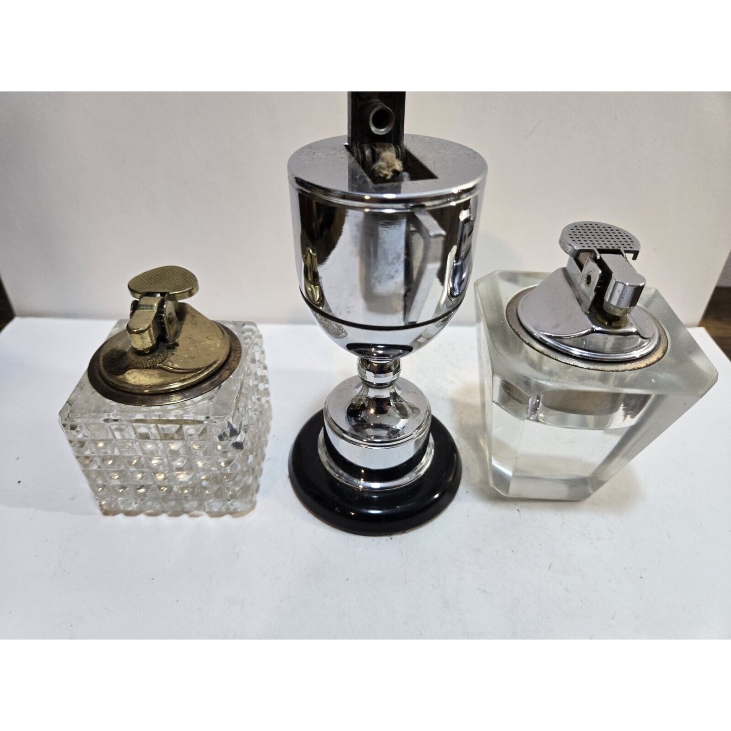 Lot Of 3 Vintage Table Lighters 7217/8