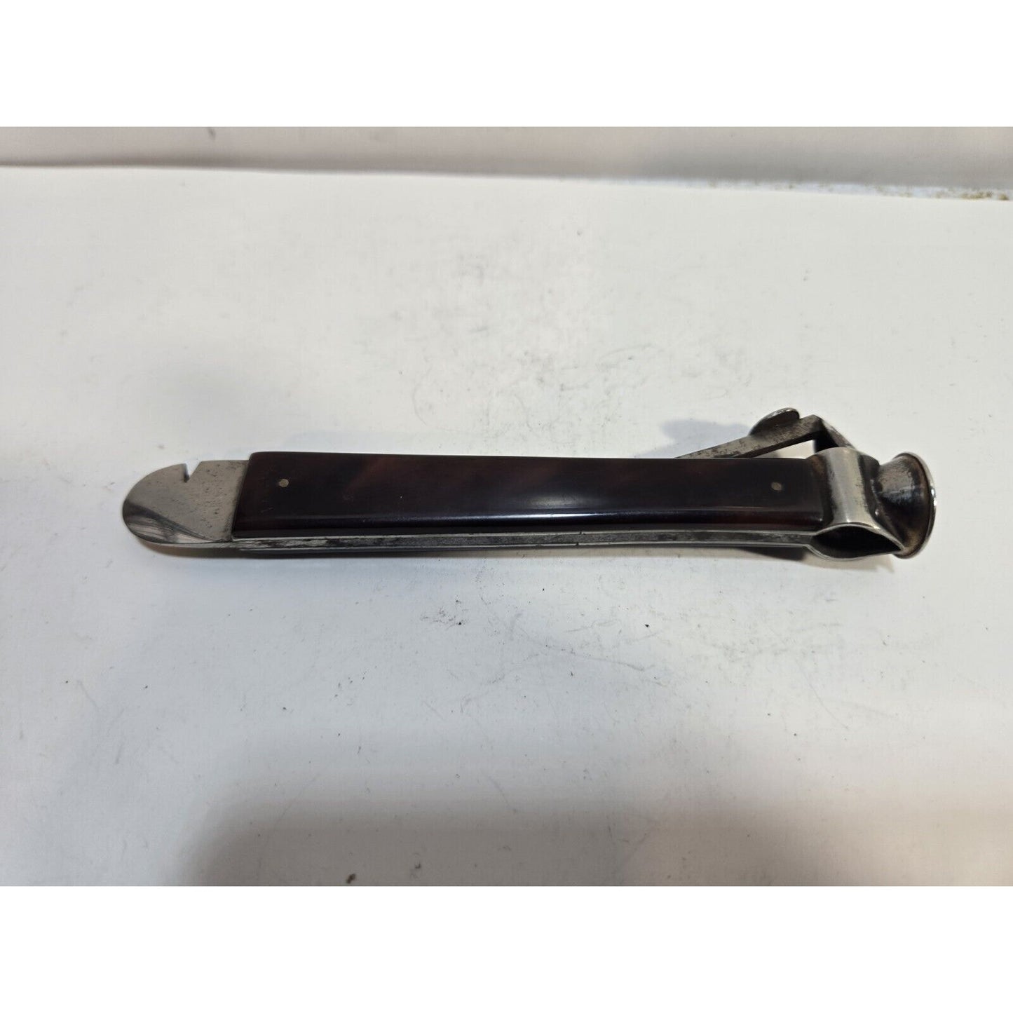 Vintage Working German Silver Tone Cigar Antique Cutter 6877/6