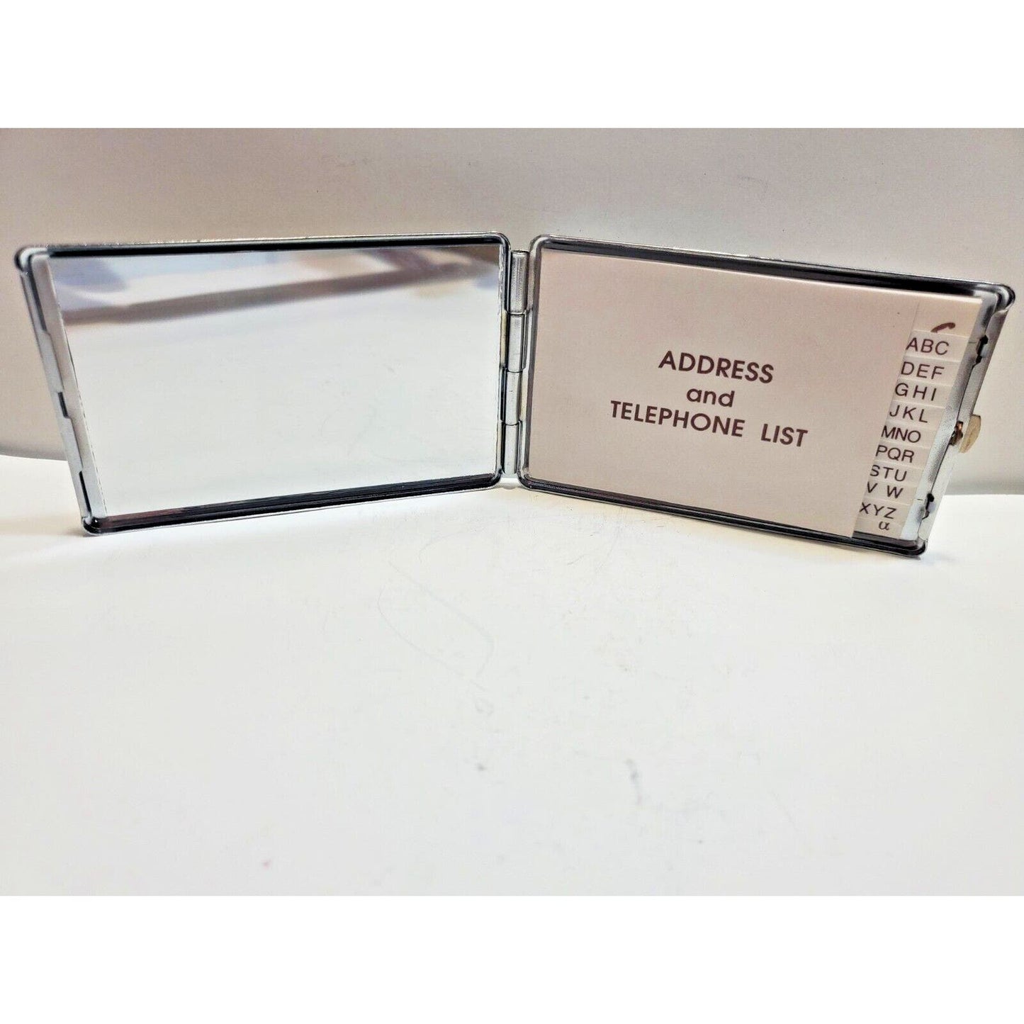 Vintage Pinup Girl Phone Book Mirror Case Risque 4 x 2 1/2" Hello Honey 6549/3