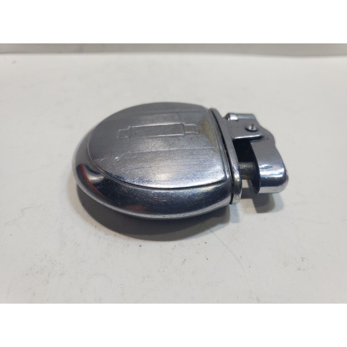 Vintage Working 1930's Ronson Rondette Silver Tone Lighter 6433/26