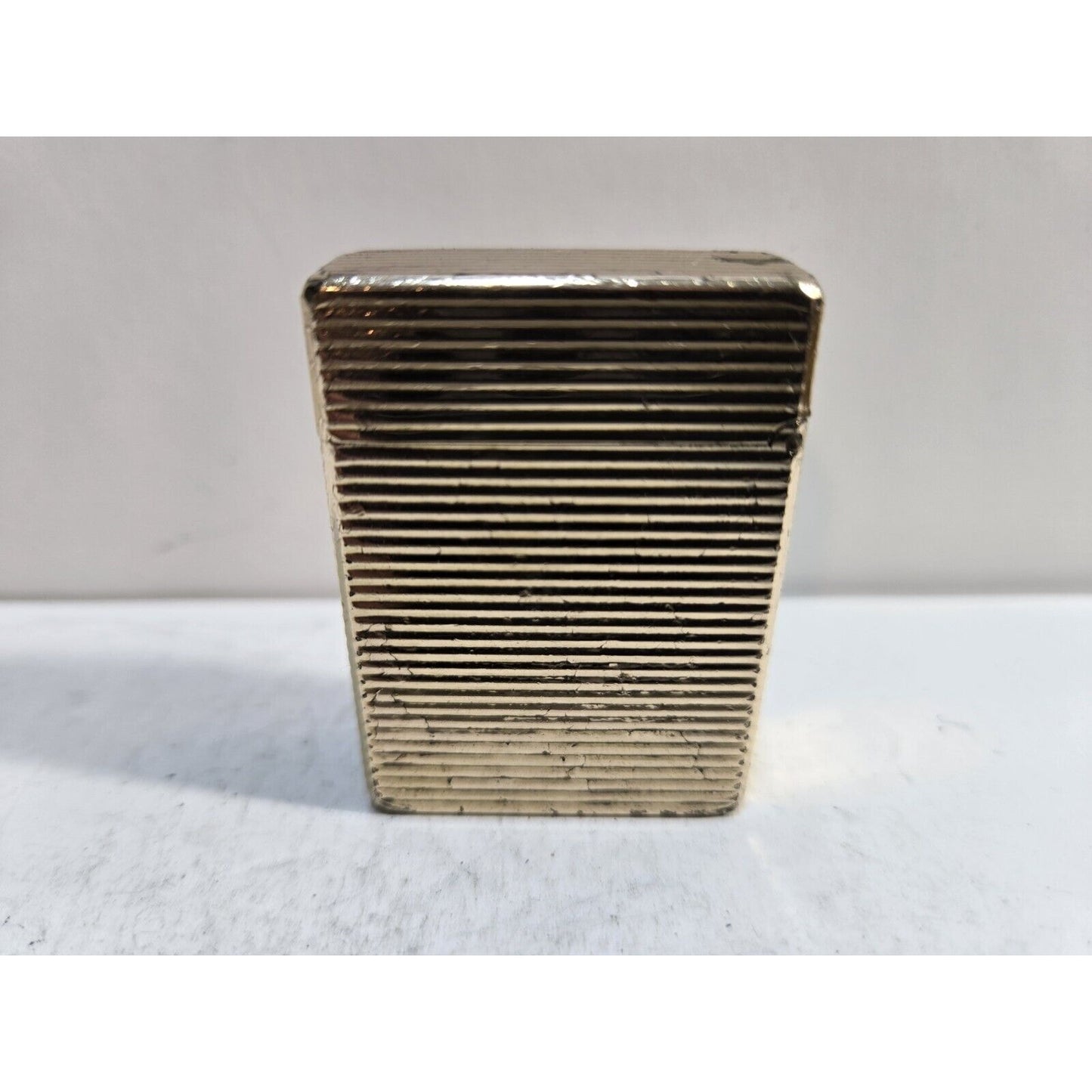 Working ST Dupont Lighter Line 1 Small- Paris, France- Gold-Plated 7064/37