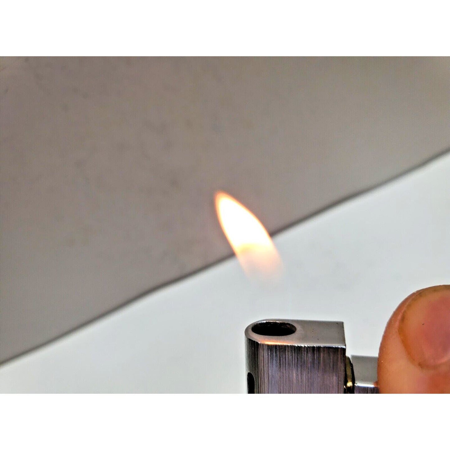 NOS Working Vintage BATTAT Silver & Gold Tone Lighter 6391/34