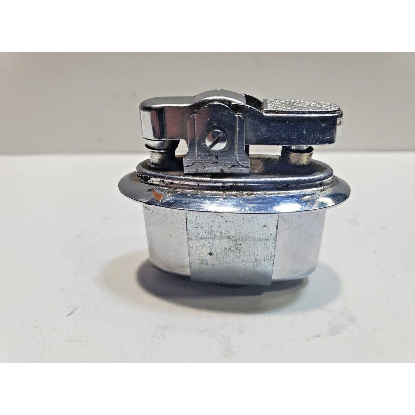 Vintage Working Table Lighter Silver INSERT Fits 37 x 16mm Oval Base 6692/22