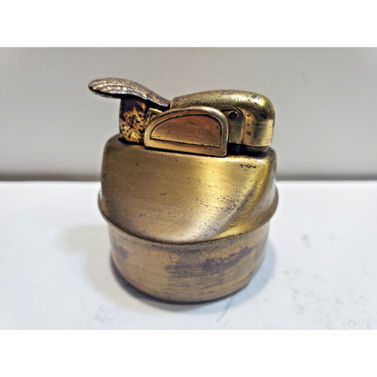 Vintage Working EVANS Brass Table Lighter INSERT Fits 1 1/2" Round Base 6681/22