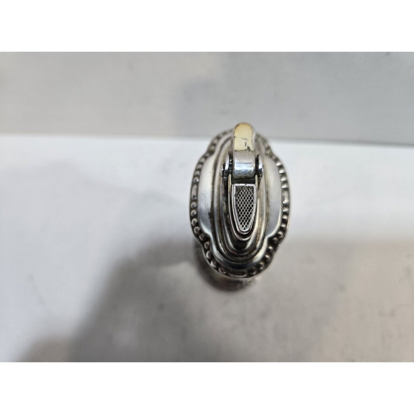 Working Vintage Silver Plated Ronson Mayfair Table Lighter 7681/13