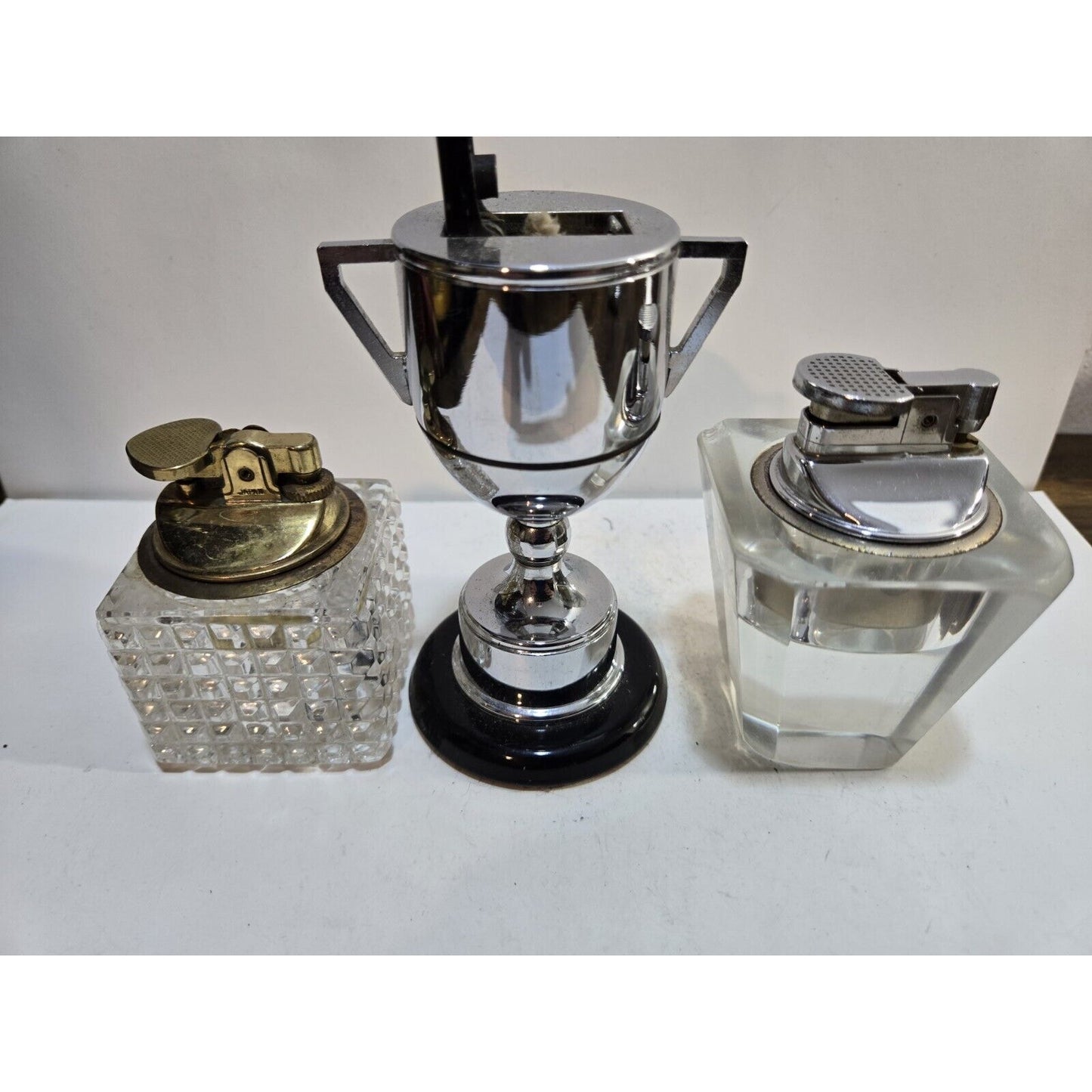 Lot Of 3 Vintage Table Lighters 7217/8