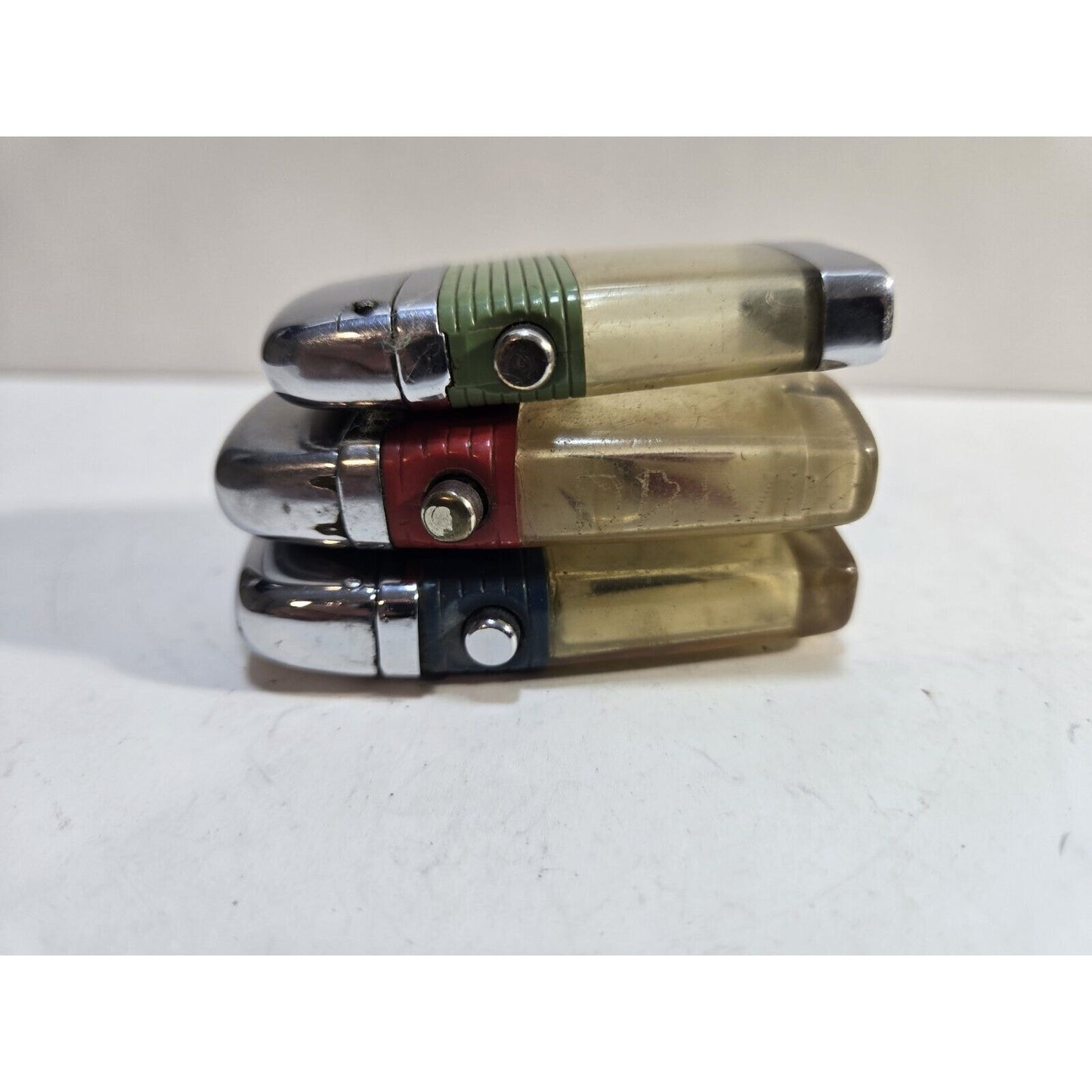 Lot of 3 Scripto VU Vintage Lighters 6991/35