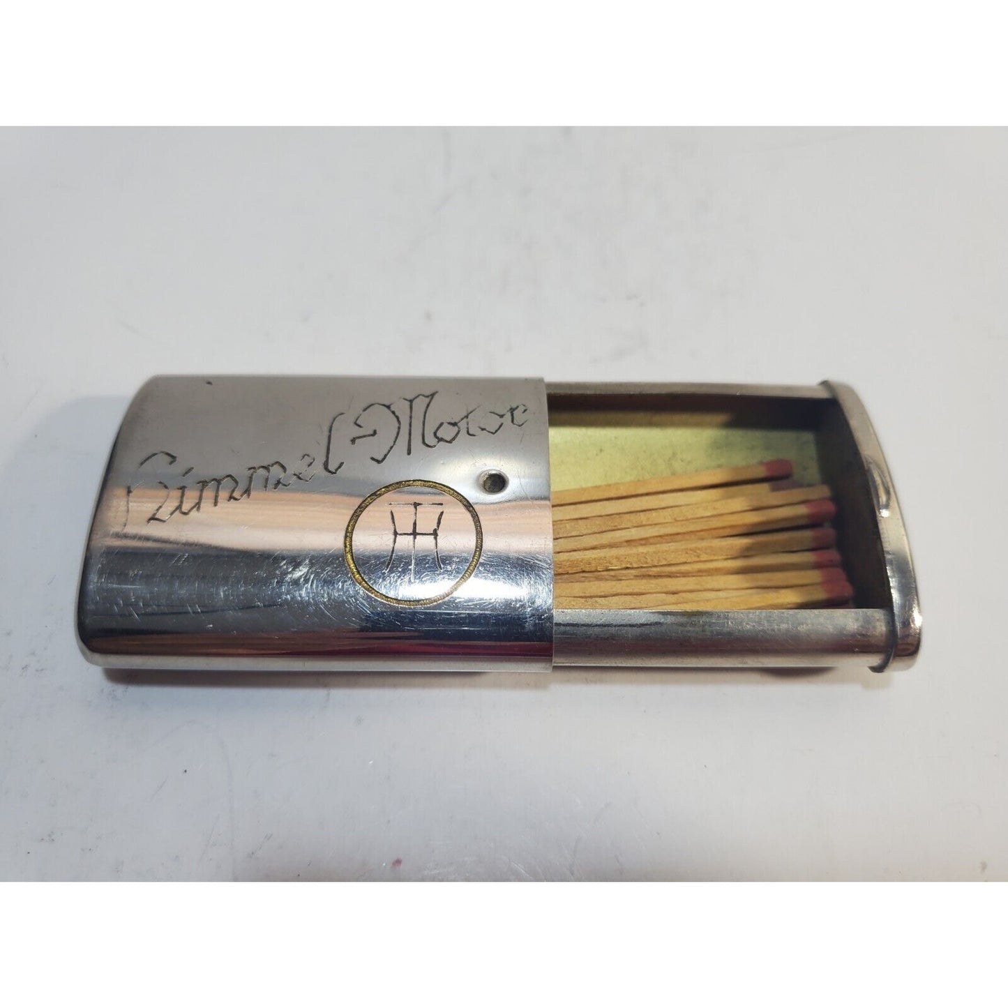 Vintage Silver Match Safe / CASE / Vesta / Holder 6787/31 Bimmel Motors