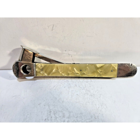 Vintage Working German Donatus Solingen Silver Tone Cigar Cutter 6800/6