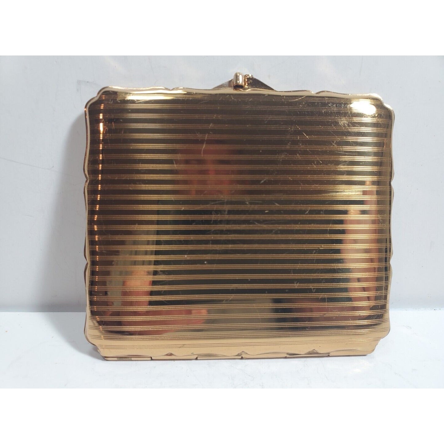VINTAGE Working Stratton Enamel & Gold Cigarette Case England 5911/20