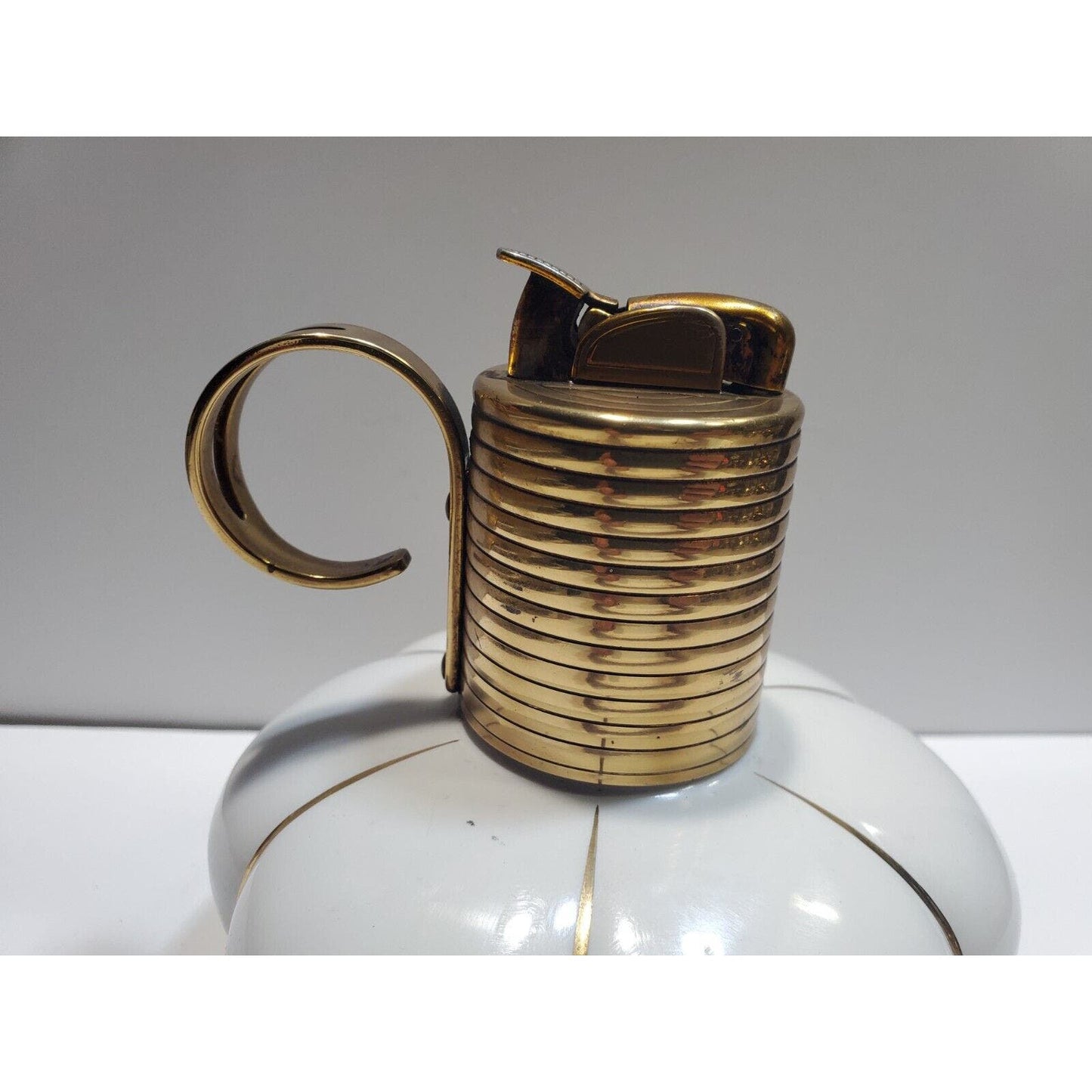 Working Evans Fine China Gold Enameled Table Lighters 6679/13