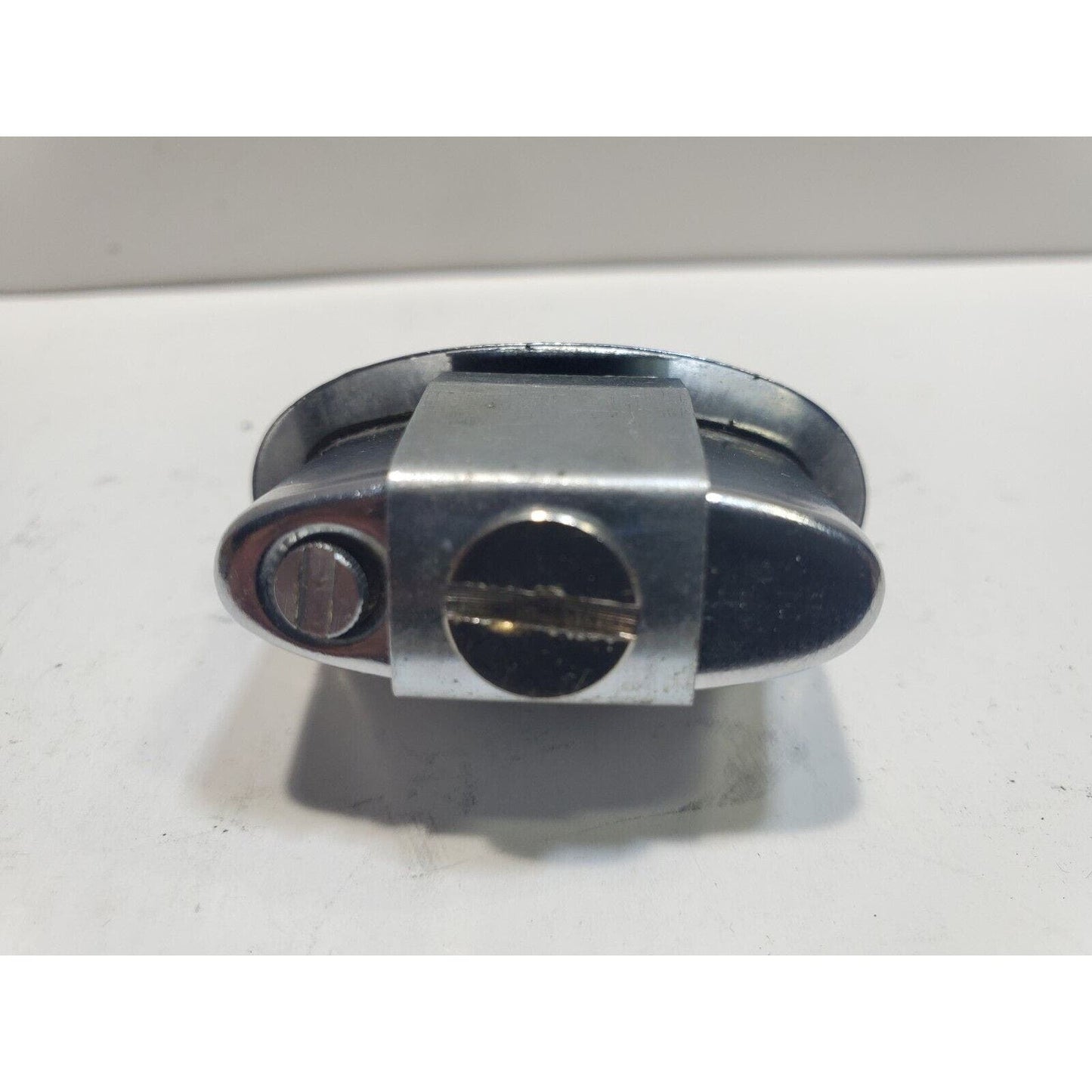 Vintage Working Table Lighter Silver INSERT Fits 37 x 16mm Oval Base 6692/22