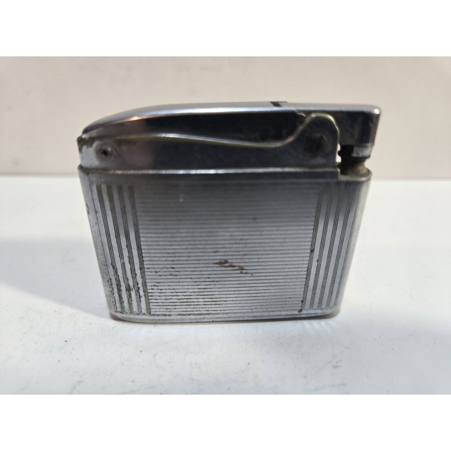 Vintage Working Ronson ADONIS Silver Tone Lighter 6875/26