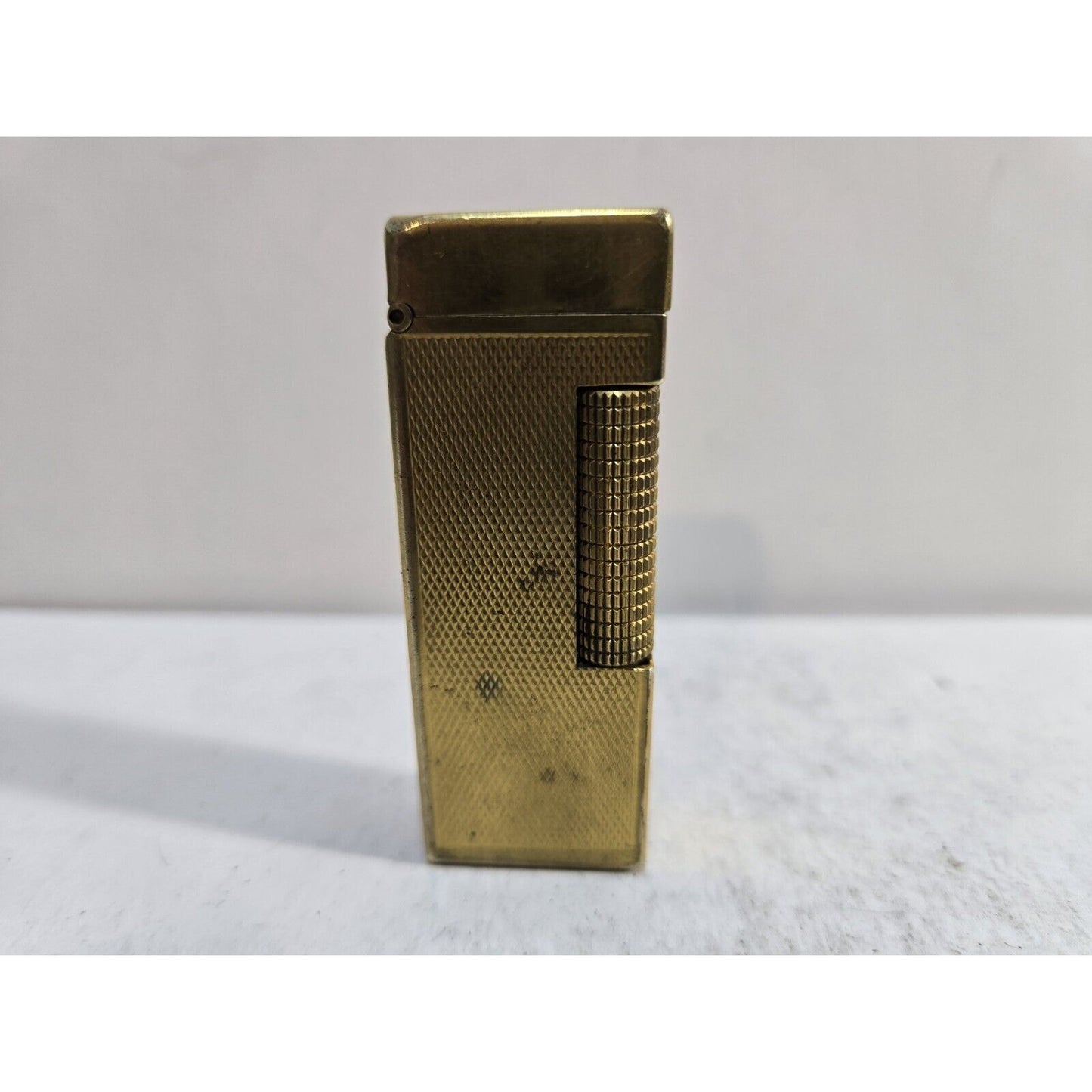 Working Vintage DUNHILL Rollagas Lighter Gold Tone SWISS MADE, 7317/37