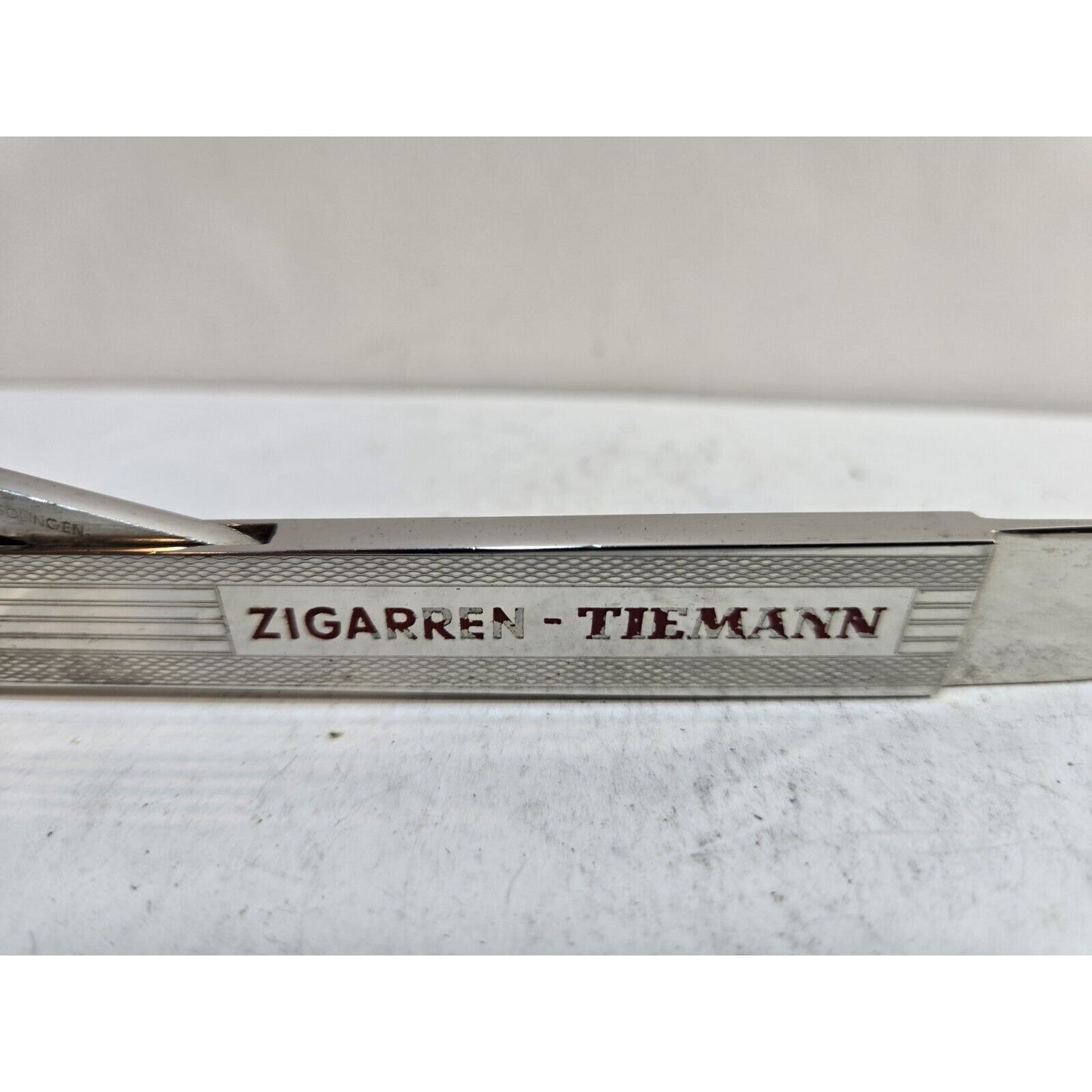 Vintage Cigar Cutter Solingen Germany ZAGAREEN TIEMANN 7114/6