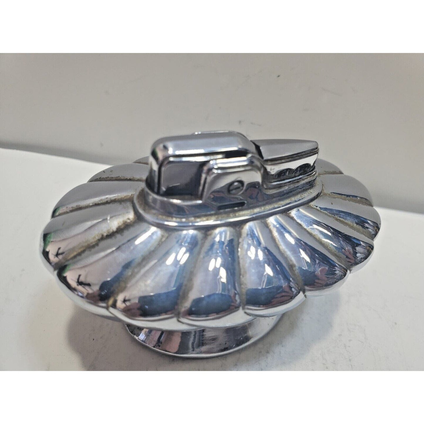 Working Ronson Regal Silver Finish Table Lighter Circa 1950 6650/13