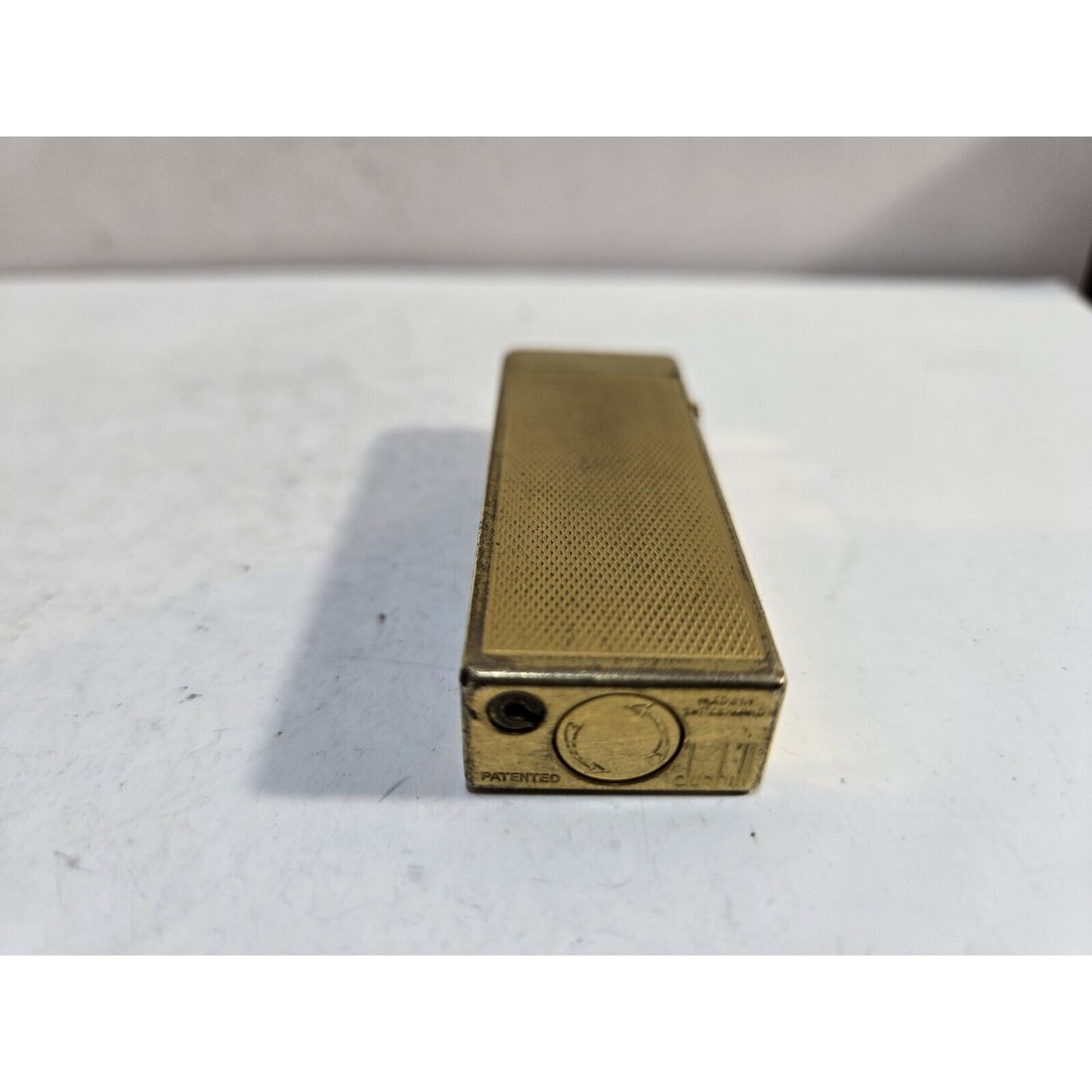 Working Vintage DUNHILL Rollagas Lighter Gold Tone SWISS MADE, 7077/37