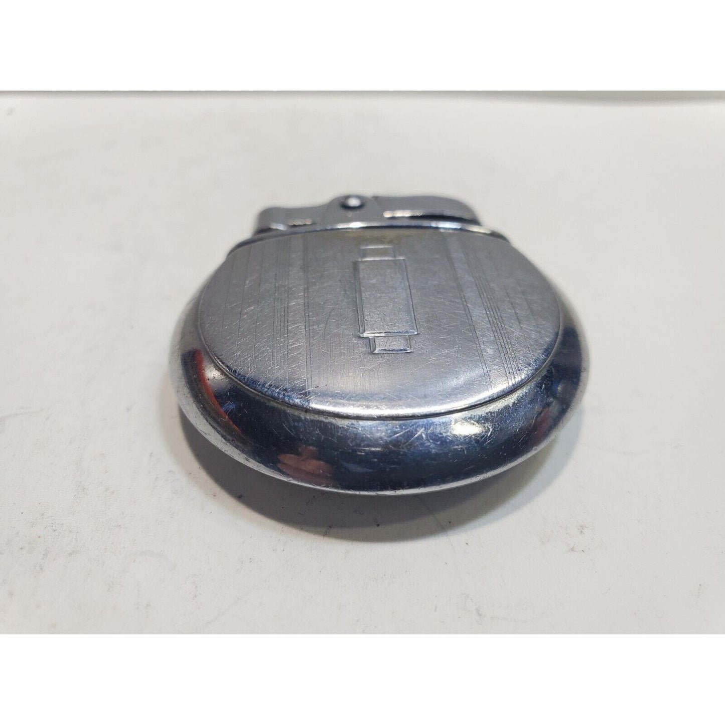 Vintage Working 1930's Ronson Rondette Silver Tone Lighter 6433/26