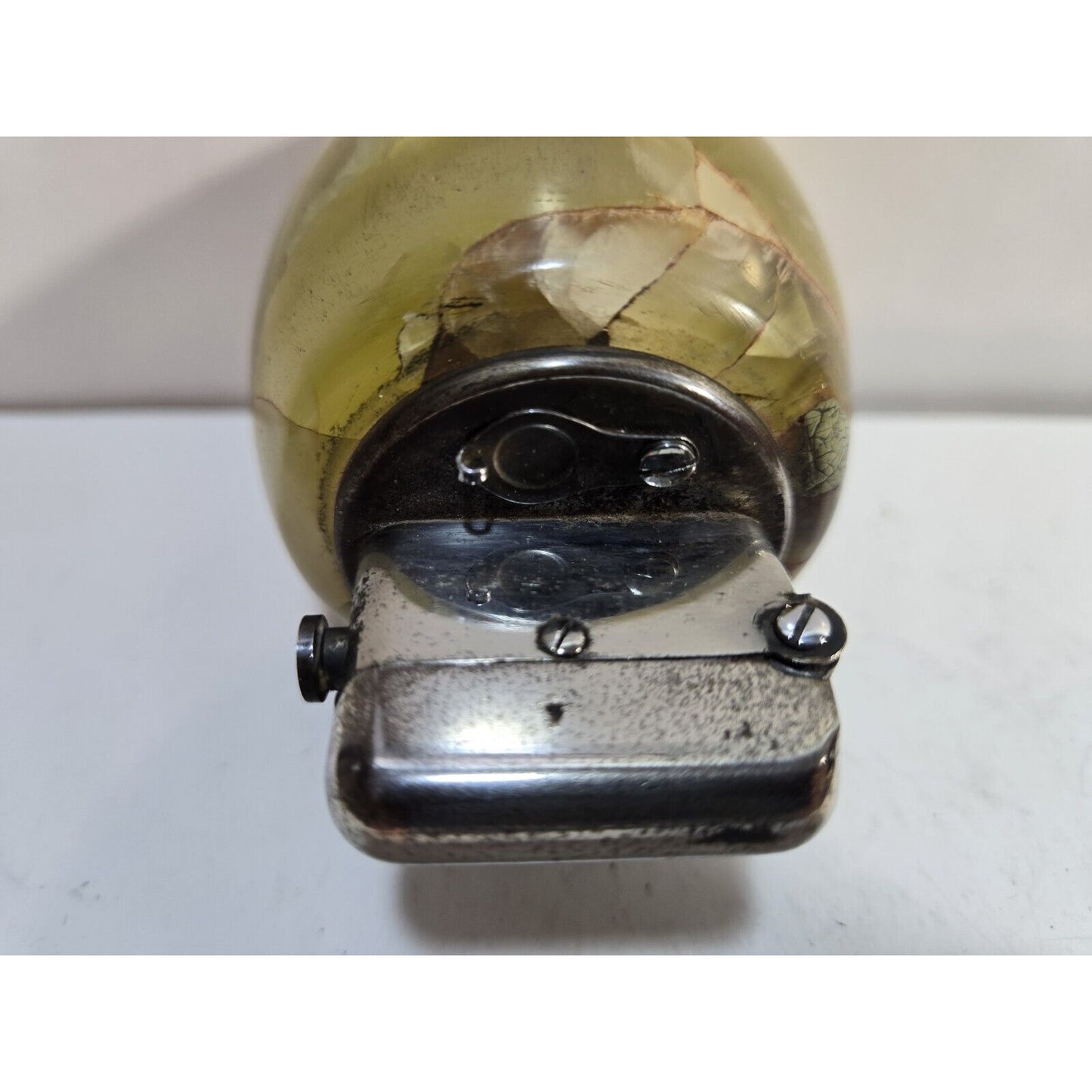 Working Vintage Thorens Marble Base Table Lighter Double Claw 6916/40