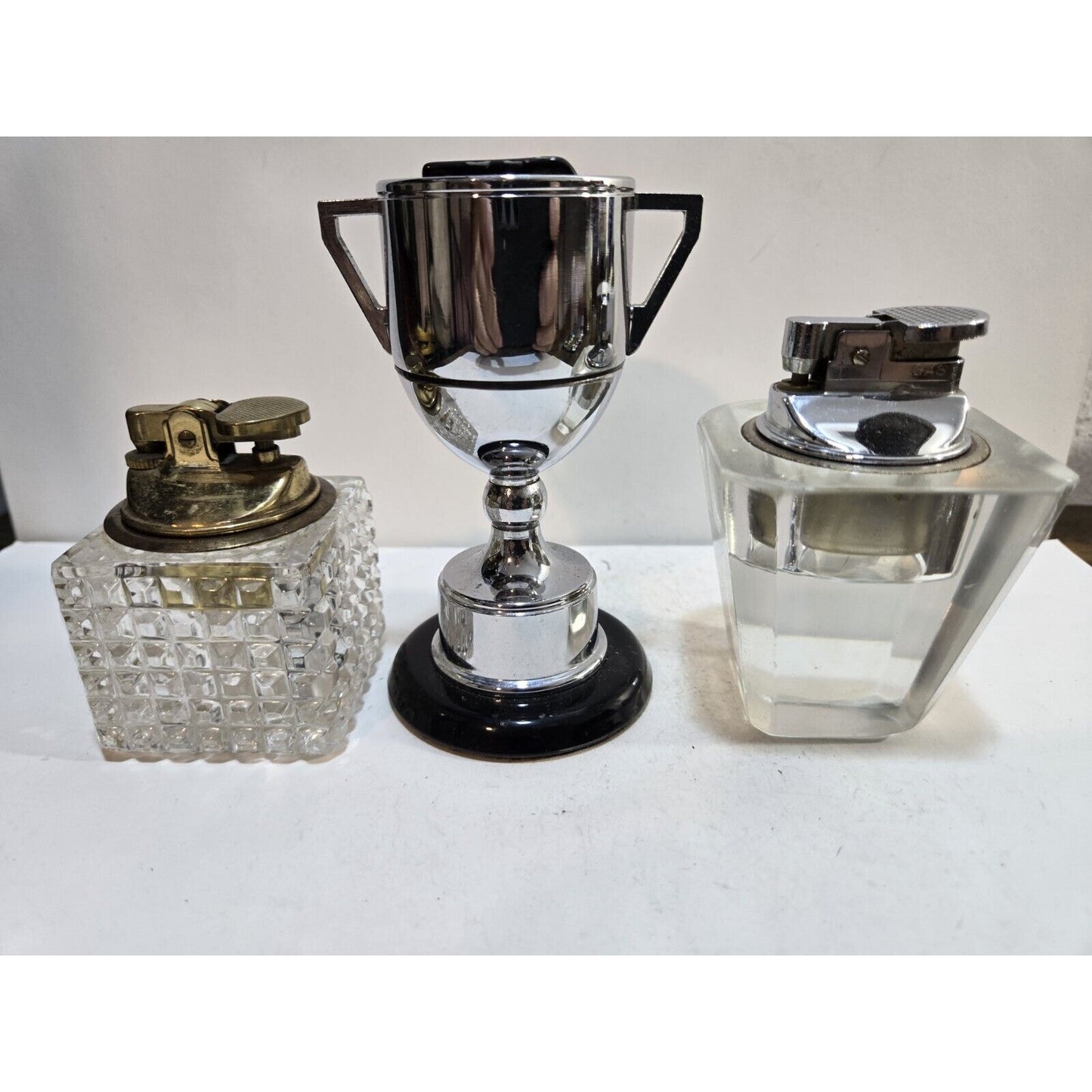 Lot Of 3 Vintage Table Lighters 7217/8