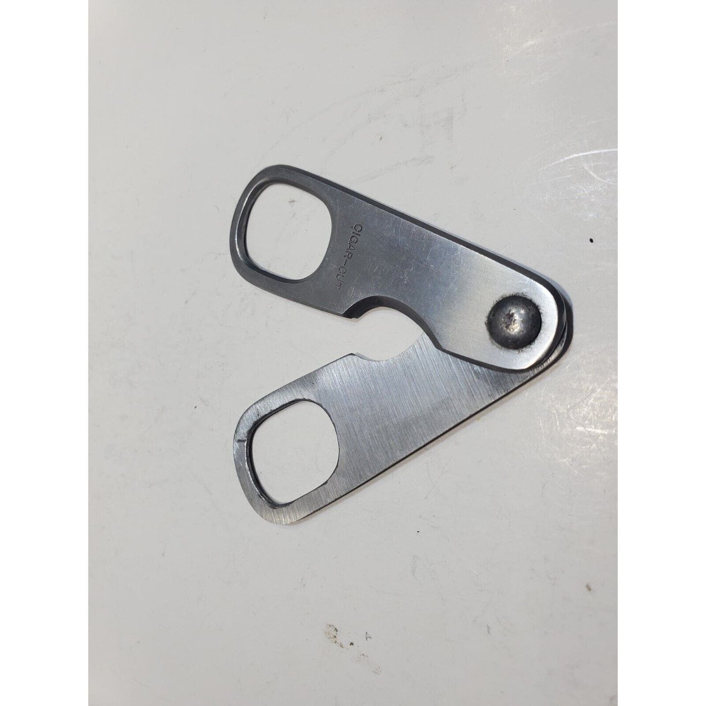 Vintage 1970s Kondo Cigar-Cut Seki Japan Stainless Folding Knife Cigar Cutter