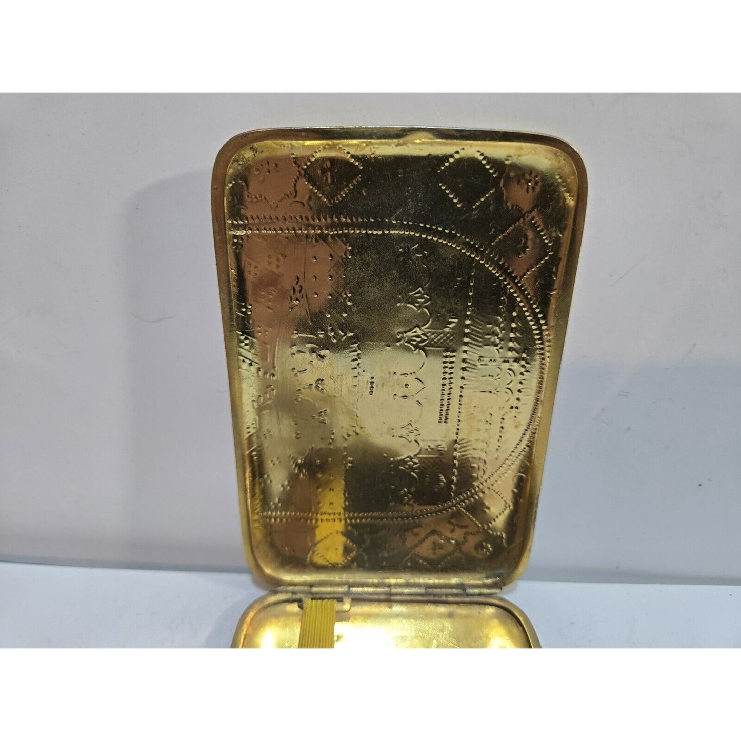 Antique Toledo Gold 24k Damascened 4 3/4 X 3 1/4" Cigarette Case 7700/2