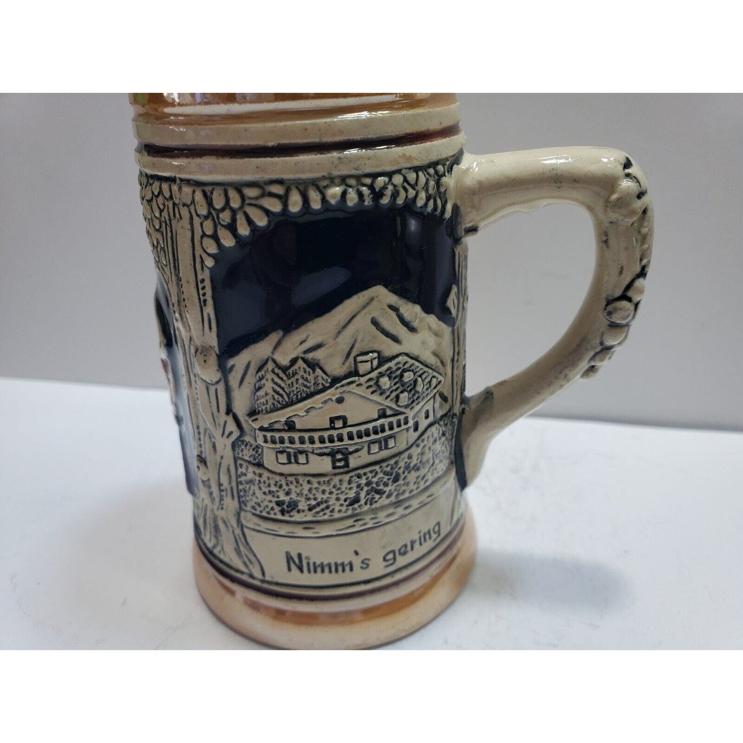 Working Vintage German Beer Stein Table Lighter 6588/40