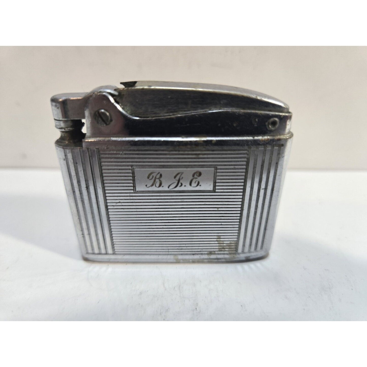 Vintage Working Ronson ADONIS Silver Tone Lighter 6870/26