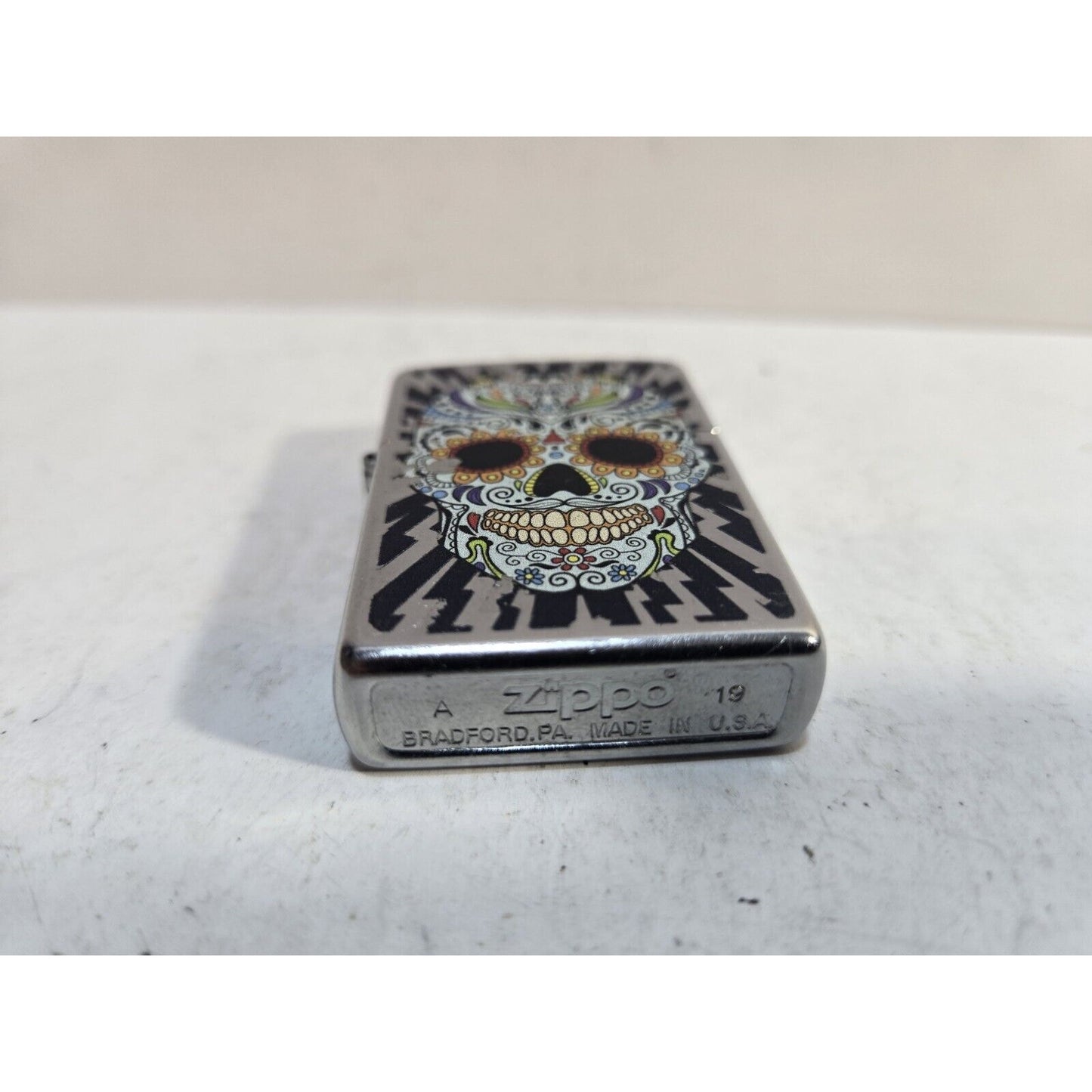 Zippo Genuine Windproof Lighter Sugar Skull Multi Color 7310/33