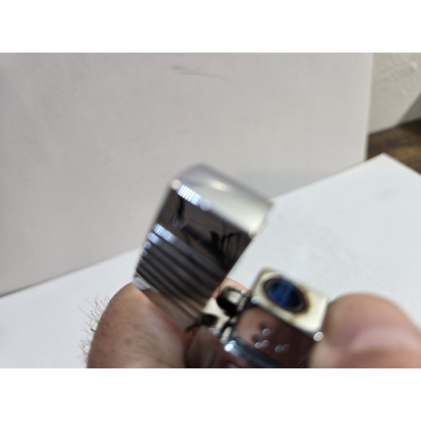 Working Vintage Colibri Extravagance Silver Cigar Lighter Engravable 6944/36