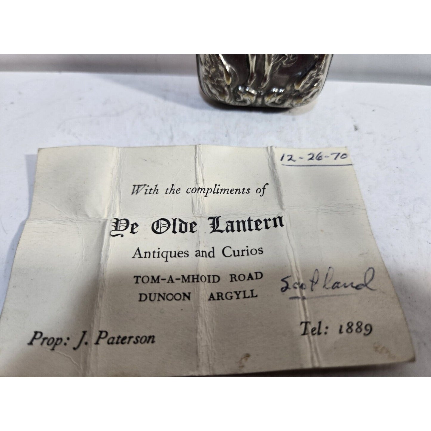 Vintage Silverplate Art Nouveau Dancing Nude Women Match Case Safe Vesta Nymph