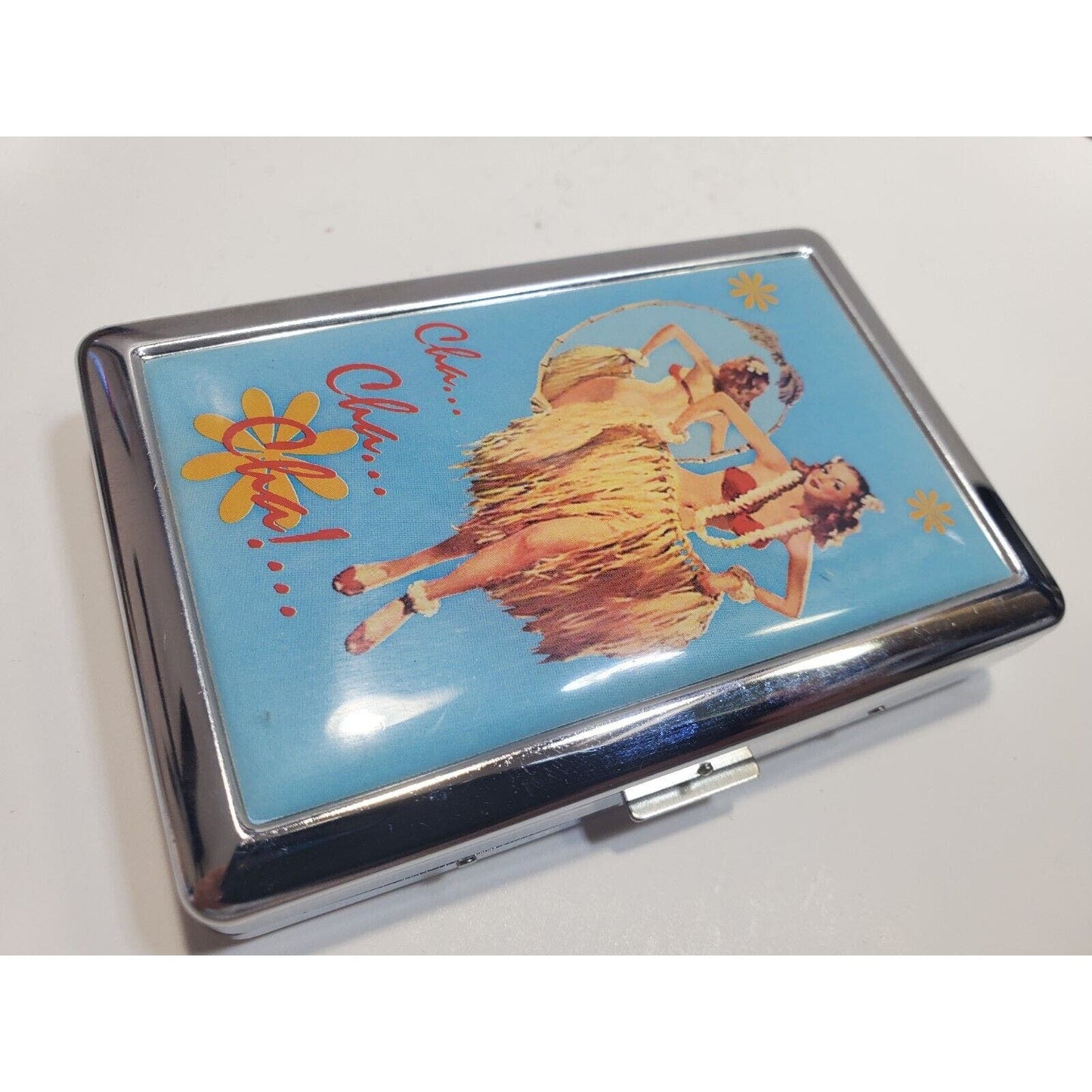 Pin Up Girl 100's Size Cigarette Case / Wallet / Cha Cha Cha 3x4" 6548/19