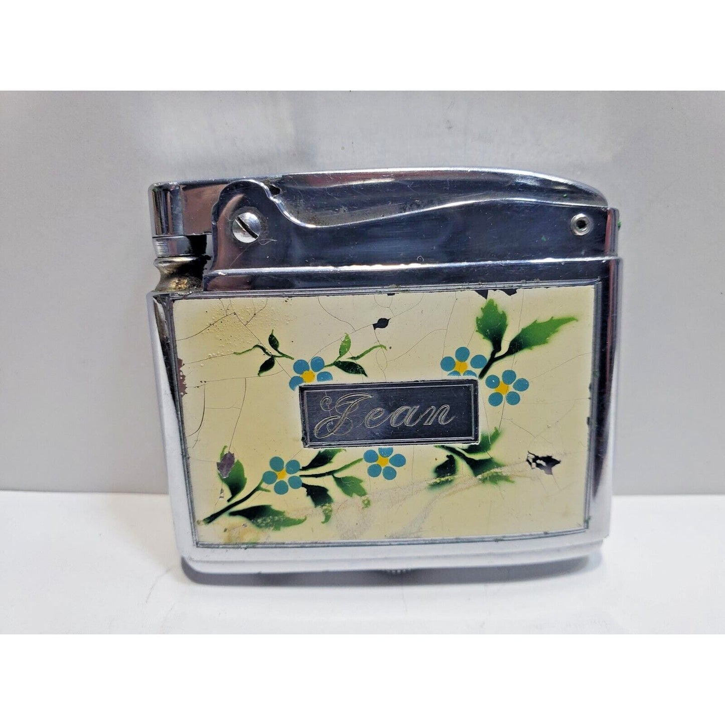 Vintage Working Ronson ADONIS Silver Tone Lighter 6668/26