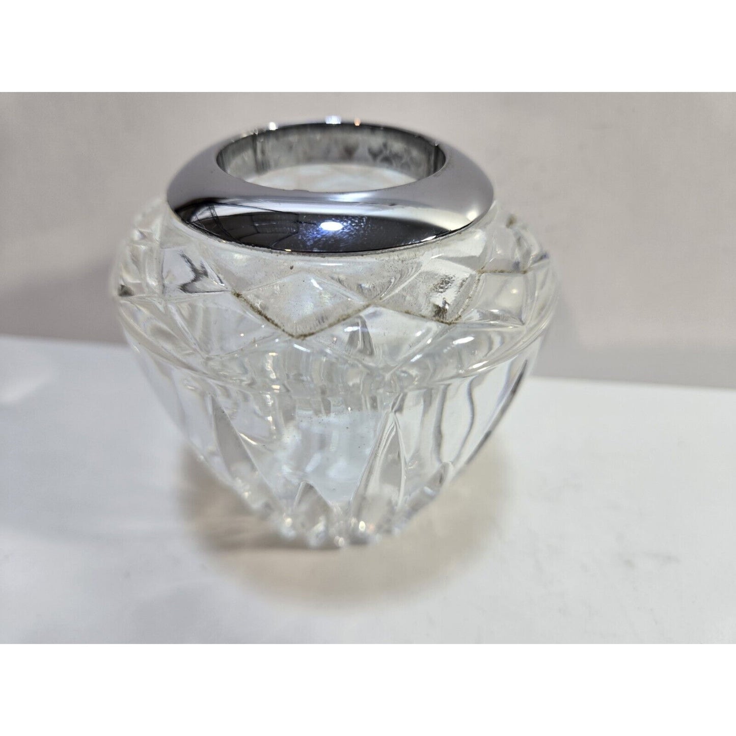 Vintage Heavy Crystal Cigarette Holder 3 1/2" 6841/40