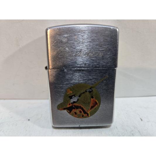 Vintage Working 1992 Hunter Rifle Sports Series Zippo Lighter 7416/33