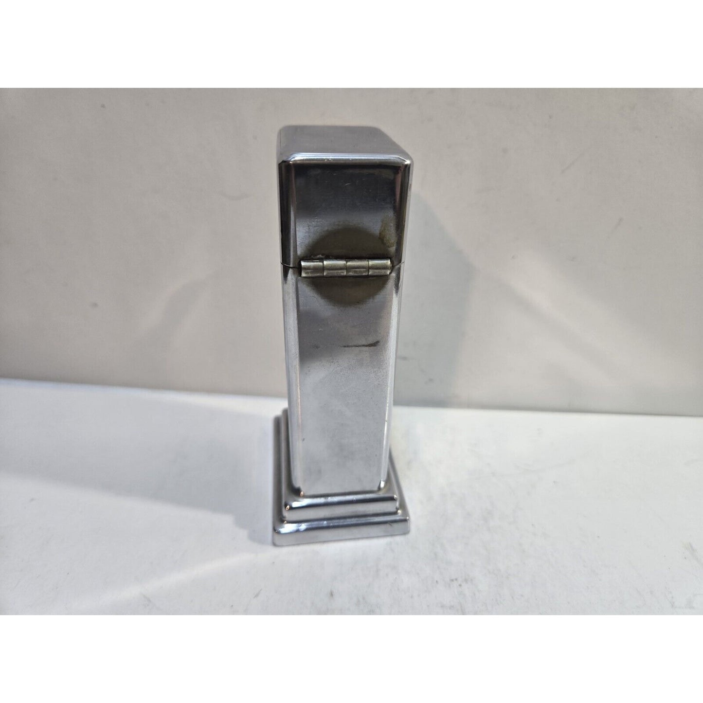 Working 1940s #2 Zippo Barcroft 4 Barrel Hinge Table Lighter , Very Rare 4.25”