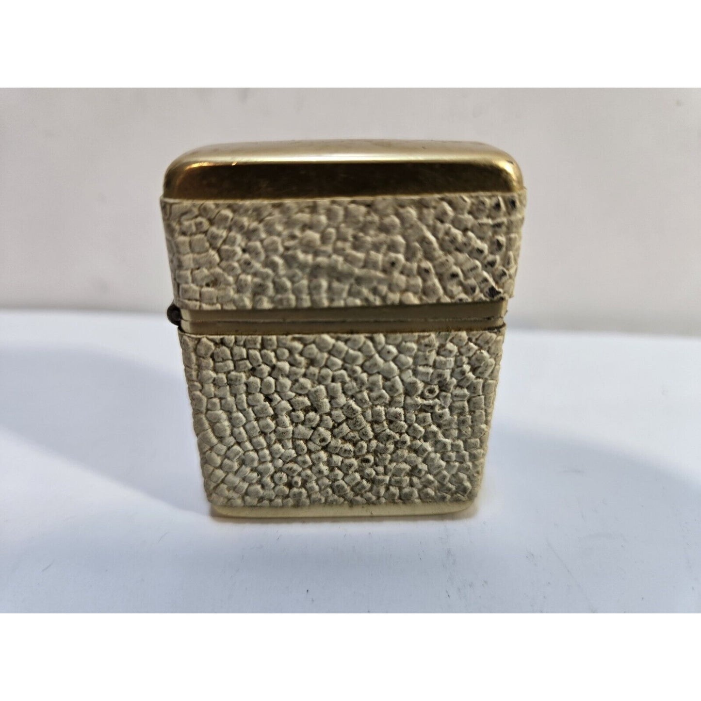 Working Vintage Park Sherman Gold Tone Storm Queen Lighter Made In USA 6831/27