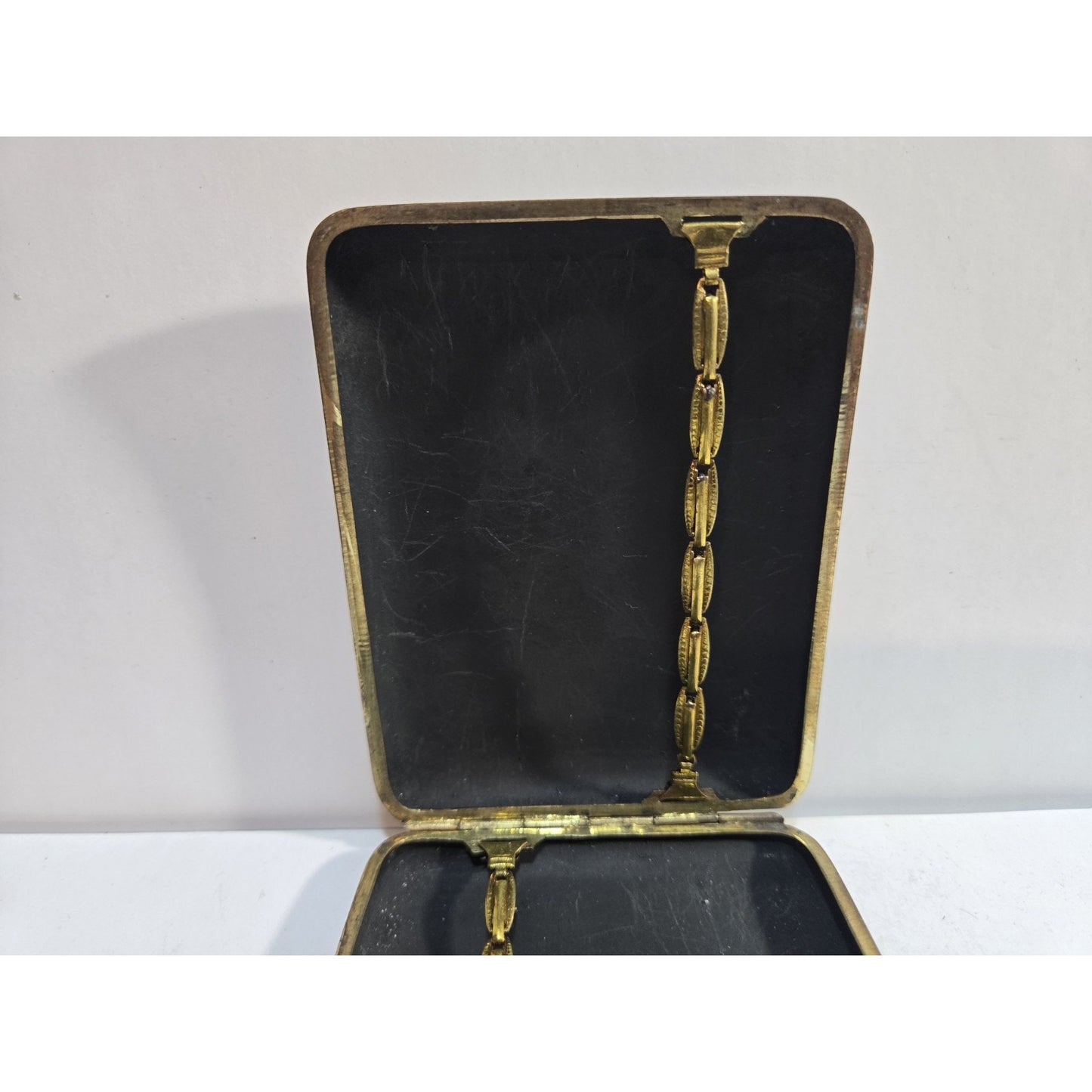Mt Fuji ANTIQUE Japan Komai Damascene GOLD, Cigarette Case 7860/2