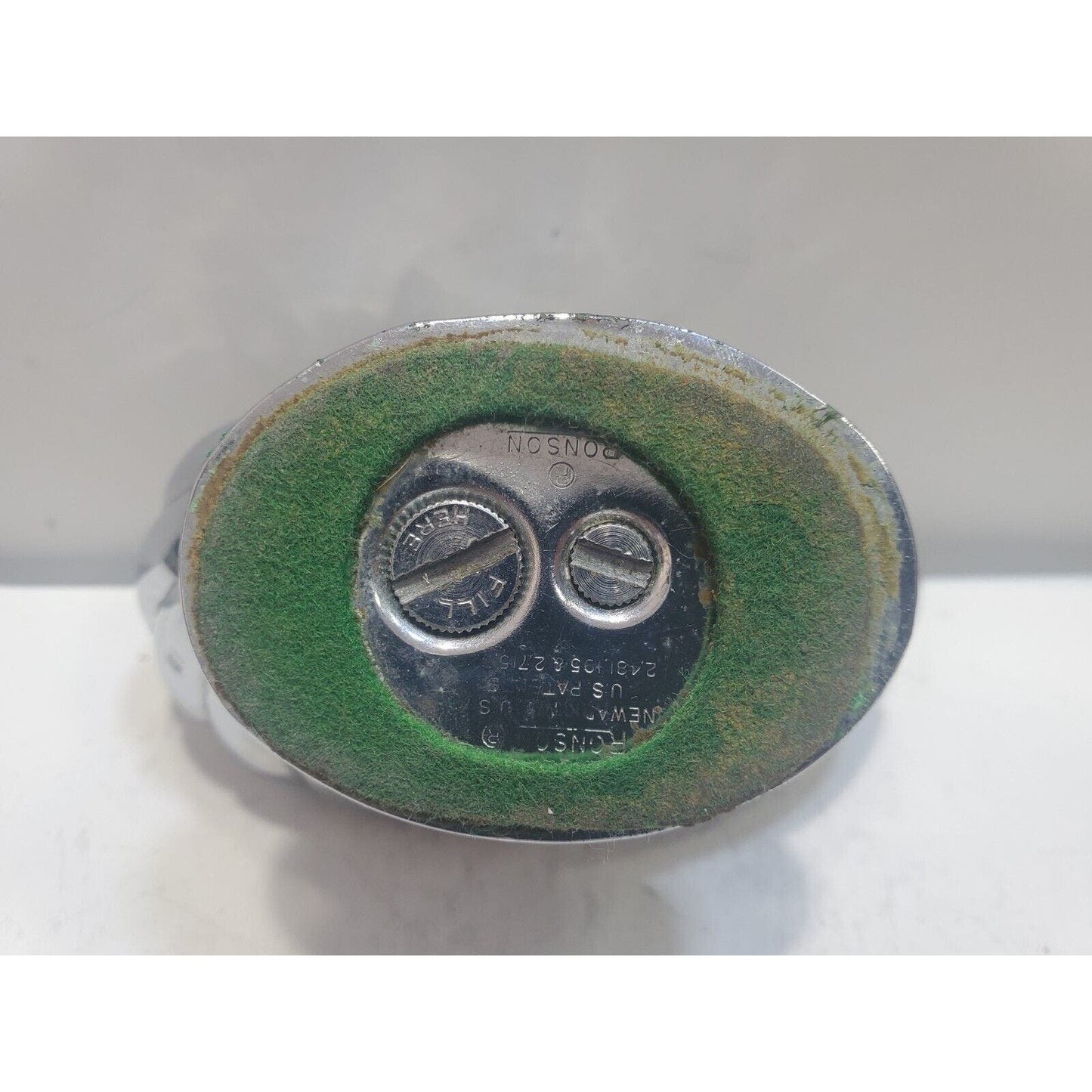 Working Ronson Regal Silver Finish Table Lighter Circa 1950 6650/13