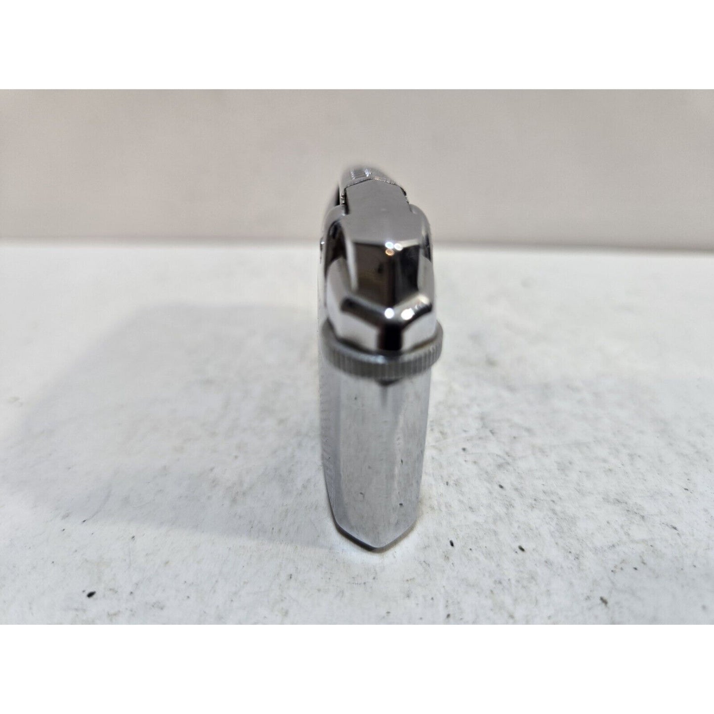 Vintage Working Ronson Premiere Converted To Gasoline Silver Adonis Lighter