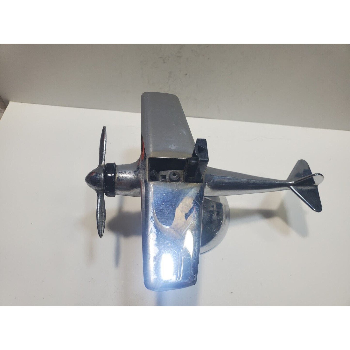 Vintage Hamilton Fighter Plane Aircraft Chrome Table Lighter 6465/40