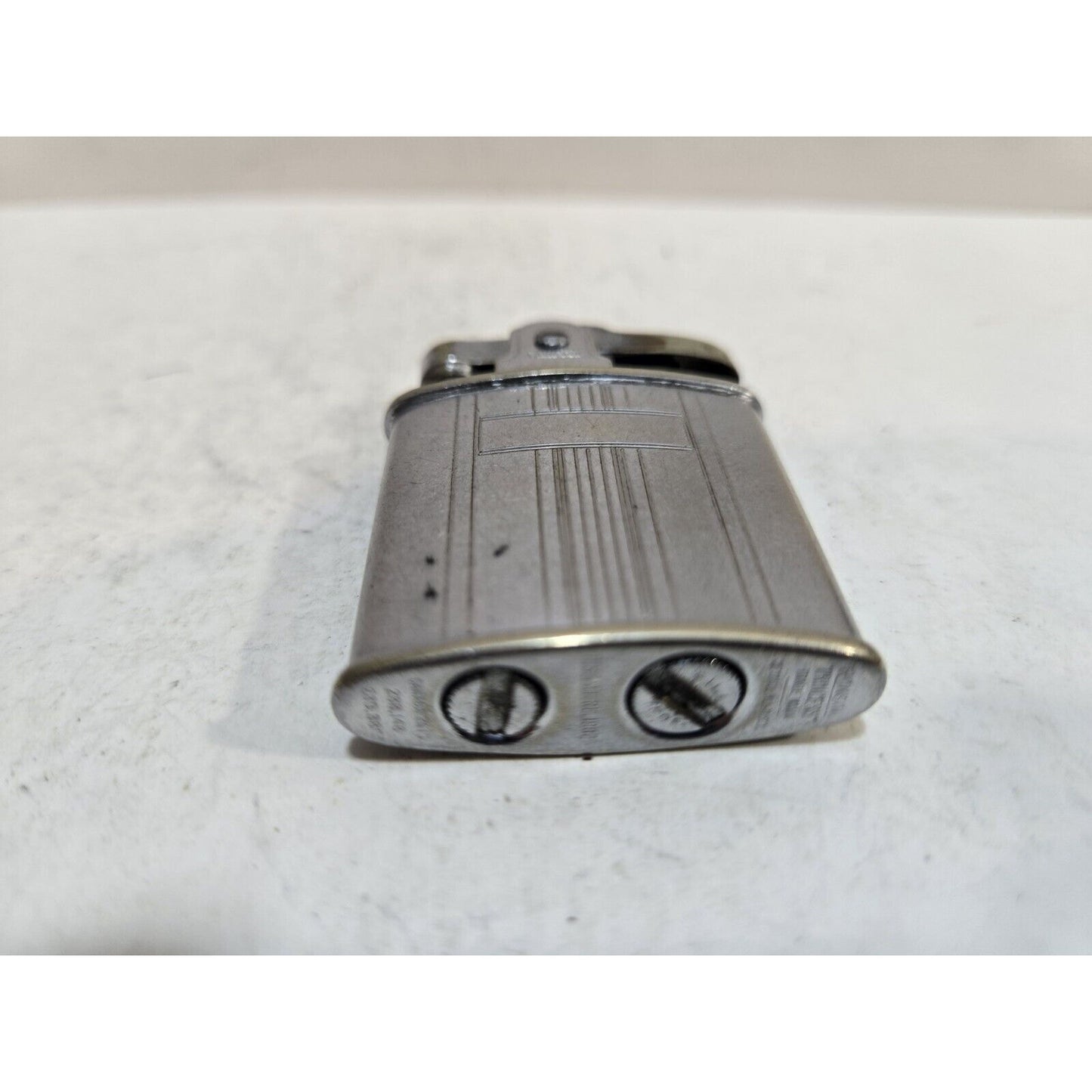 Vintage Working RONSON PRINCESS Silver Tone Lighter 7425/26