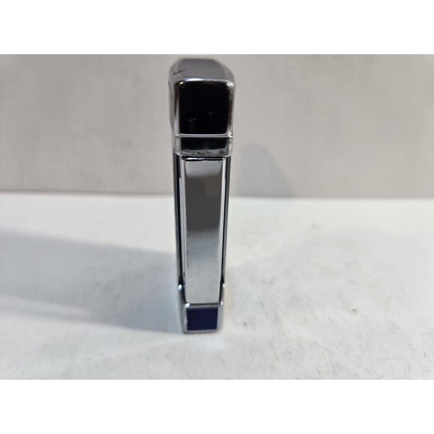 Working COLIBRI Torch & Flint Silver & Blue Tone LIGHTER 6960/36