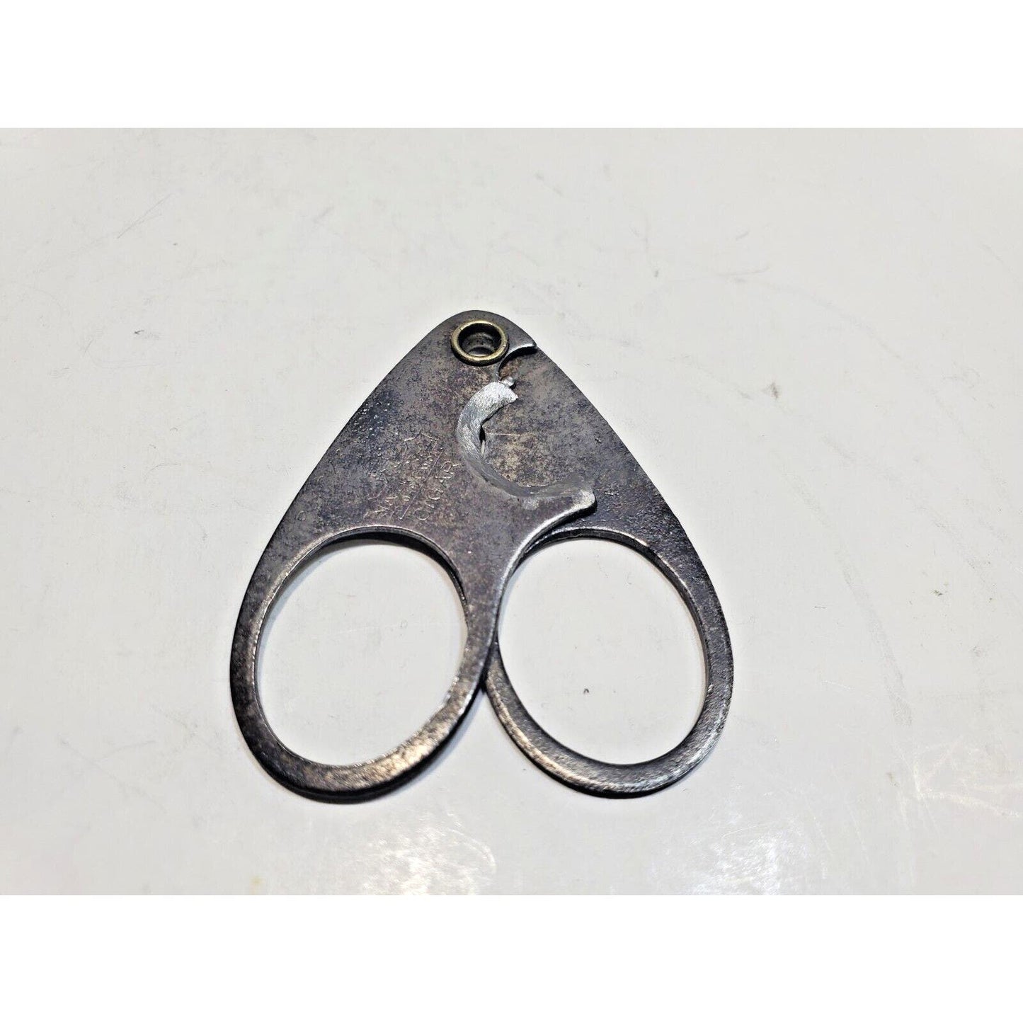 NATIONAL 5 cent CIGAR Black & White POCKET CIGAR CUTTER 6340/6