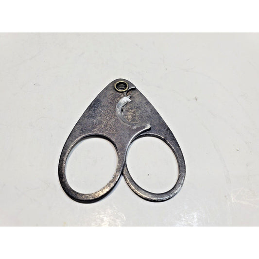 NATIONAL 5 cent CIGAR Black & White POCKET CIGAR CUTTER 6340/6