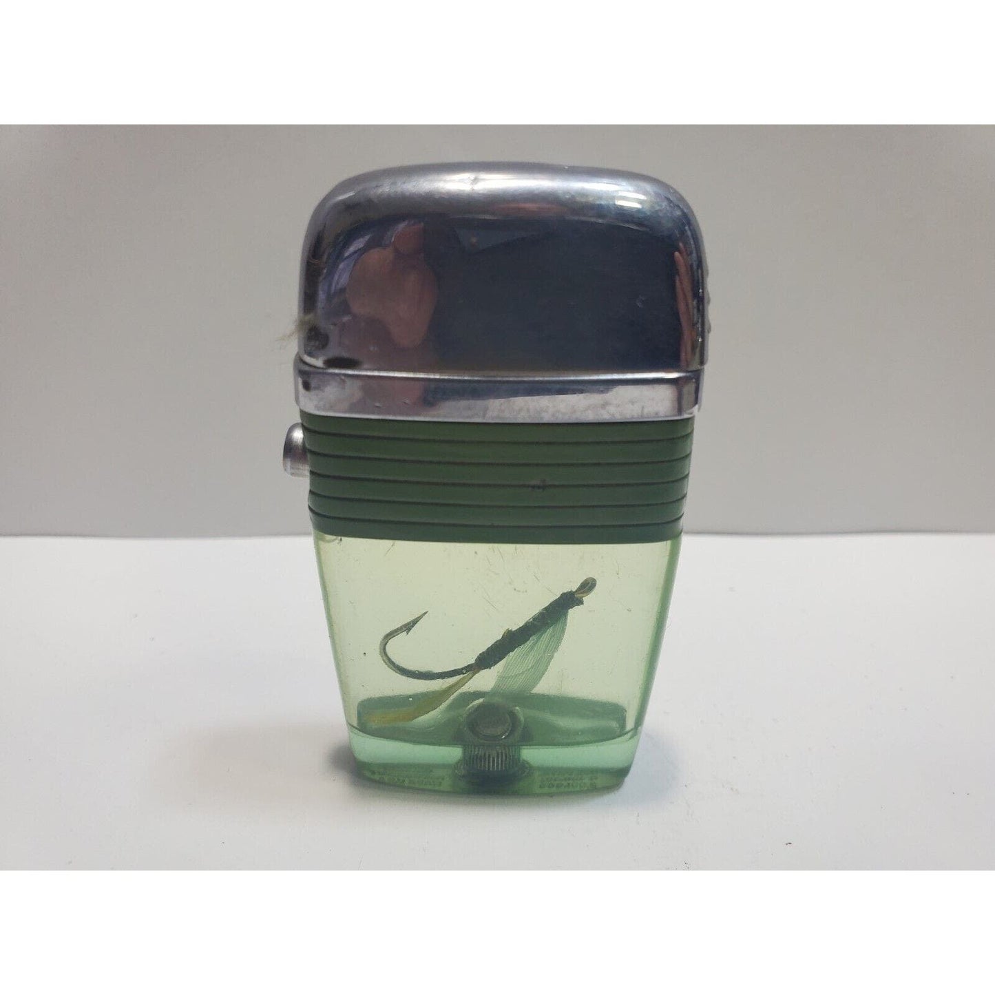 Working Vintage Scripto Vu Lighter Fly Fishing Hook Lure 6536/29