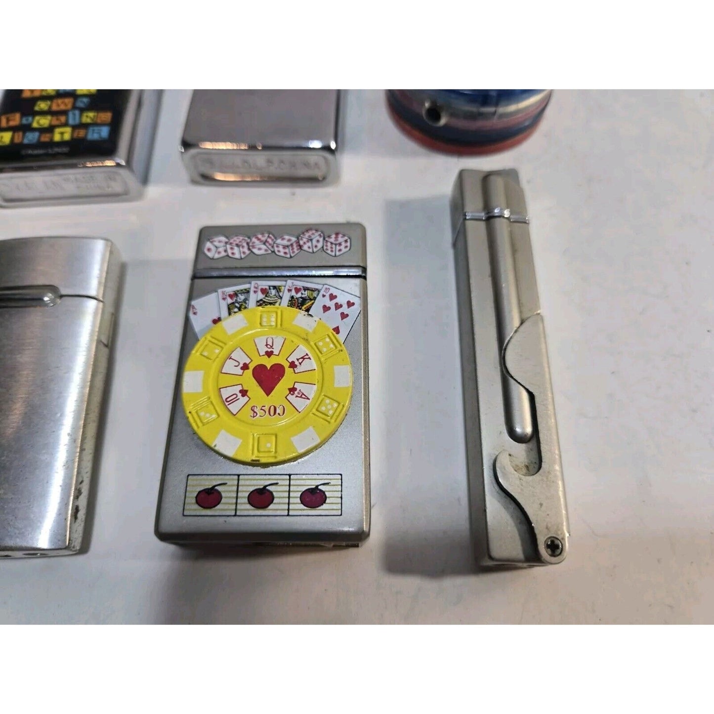 LOT OF 6 VINTAGE LIGHTERS / WORKING 7392/35