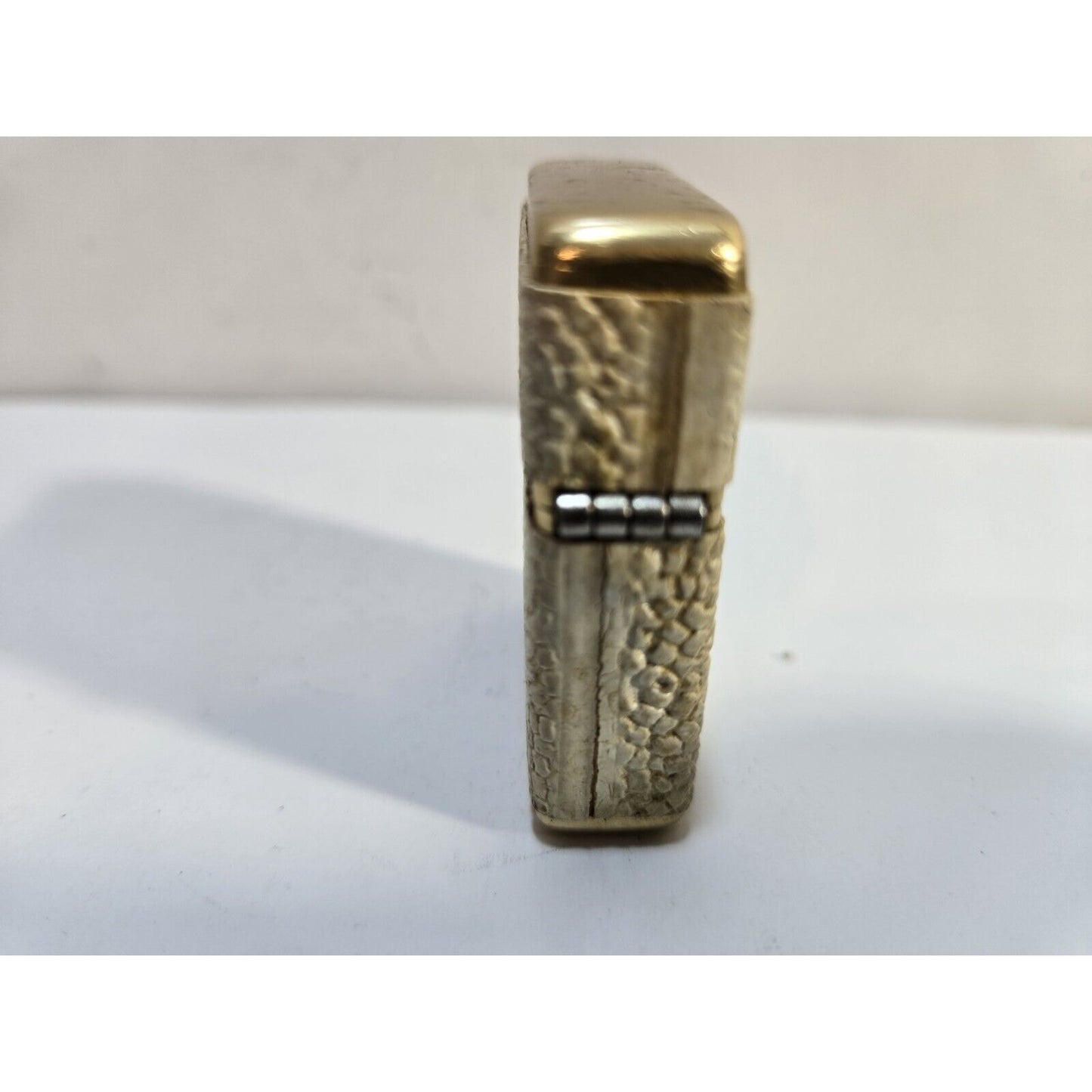 Working Vintage Park Sherman Gold Tone Storm Queen Lighter Made In USA 6831/27