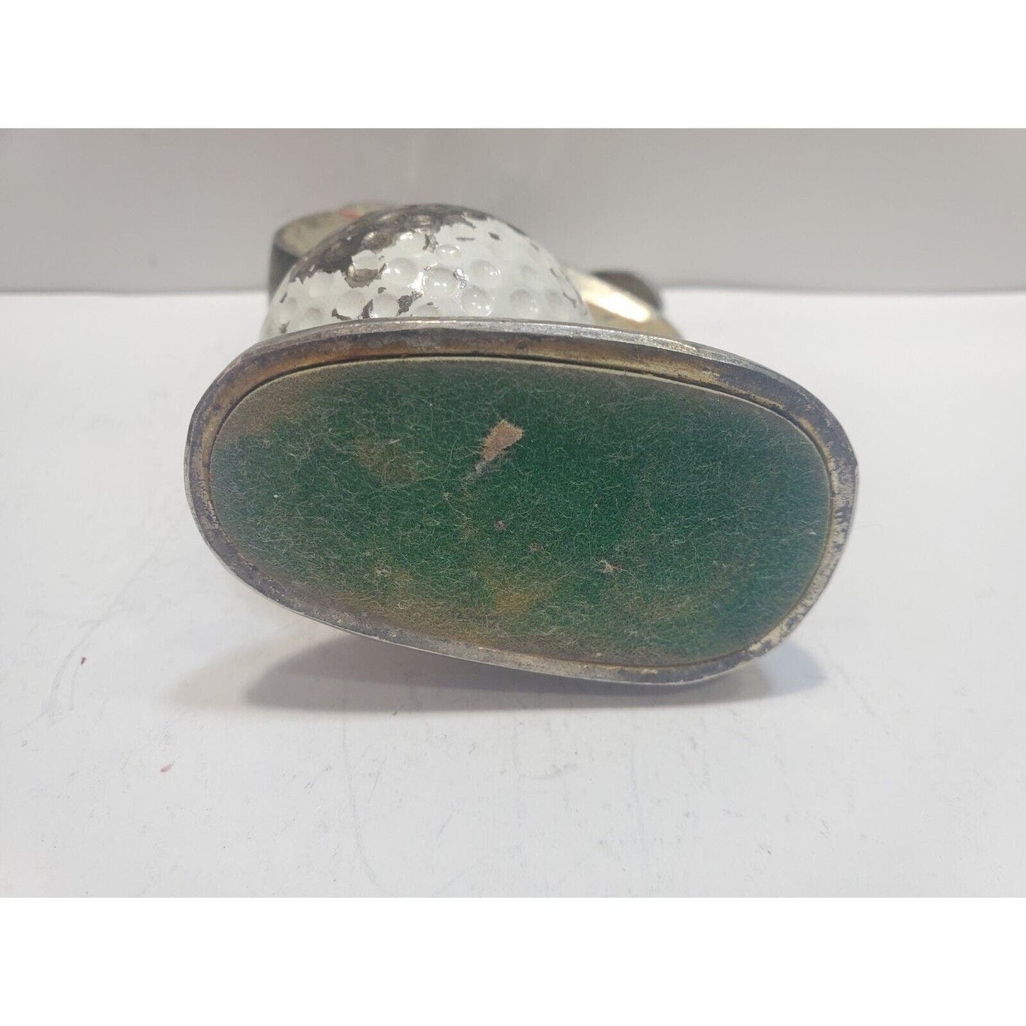 Working Vintage 50s Comoys of London Japan Table Lighter Golf Ball, Club 6626/40